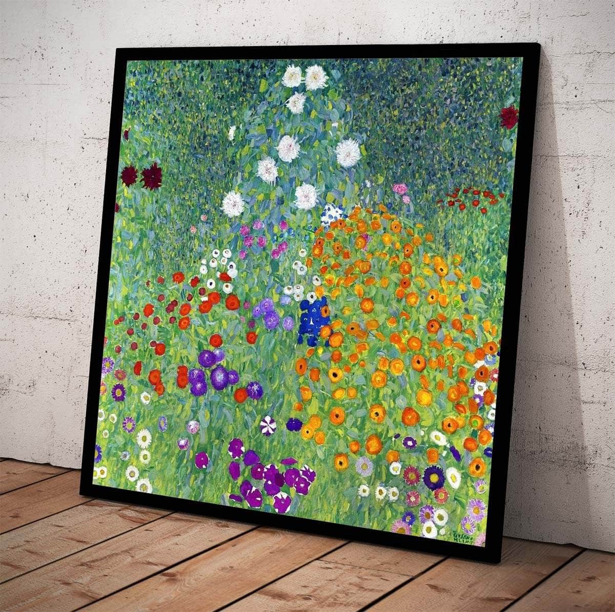 Flower Garden Painting Gustav Klimt Canvas Art - Image 4