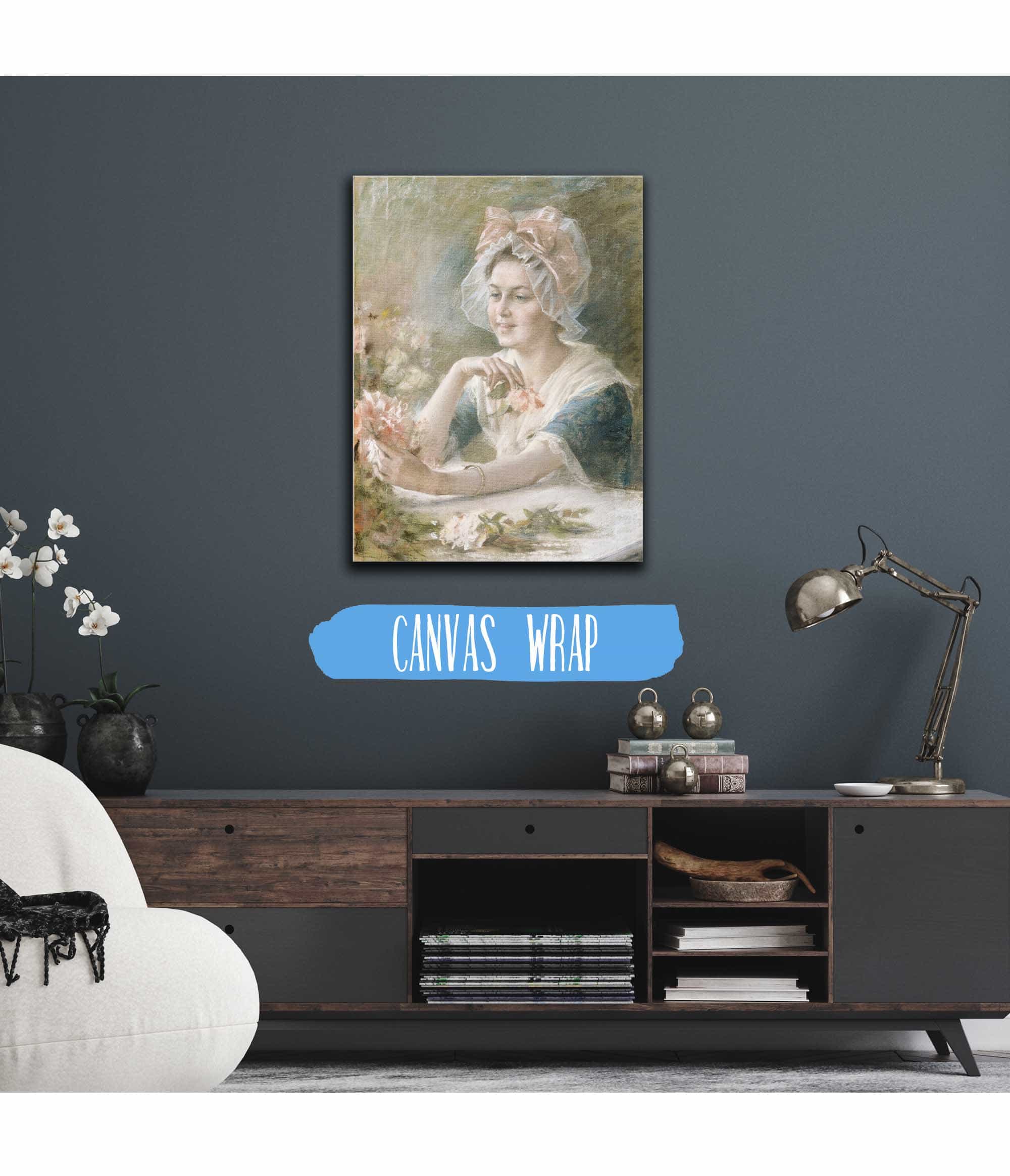 Flower Girl by Albert Edelfelt - Image 6