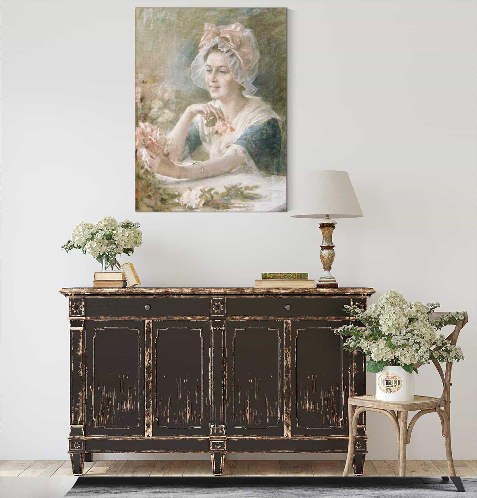 Flower Girl by Albert Edelfelt - Image 7