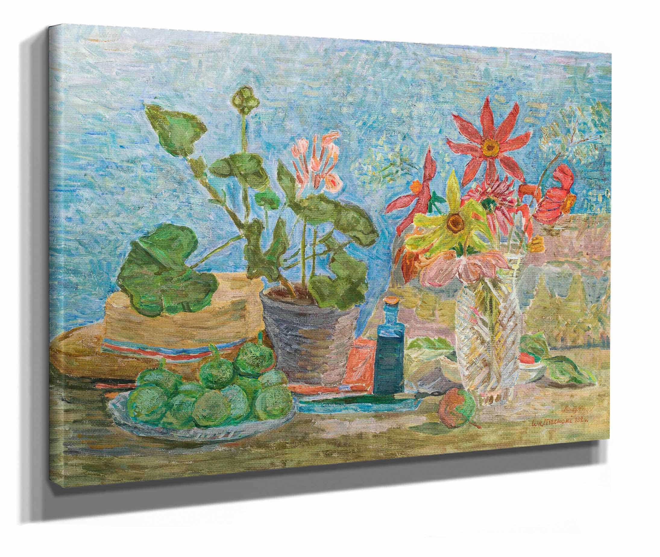 Flowers And Fruit by Zygmunt Waliszewski - Image 2