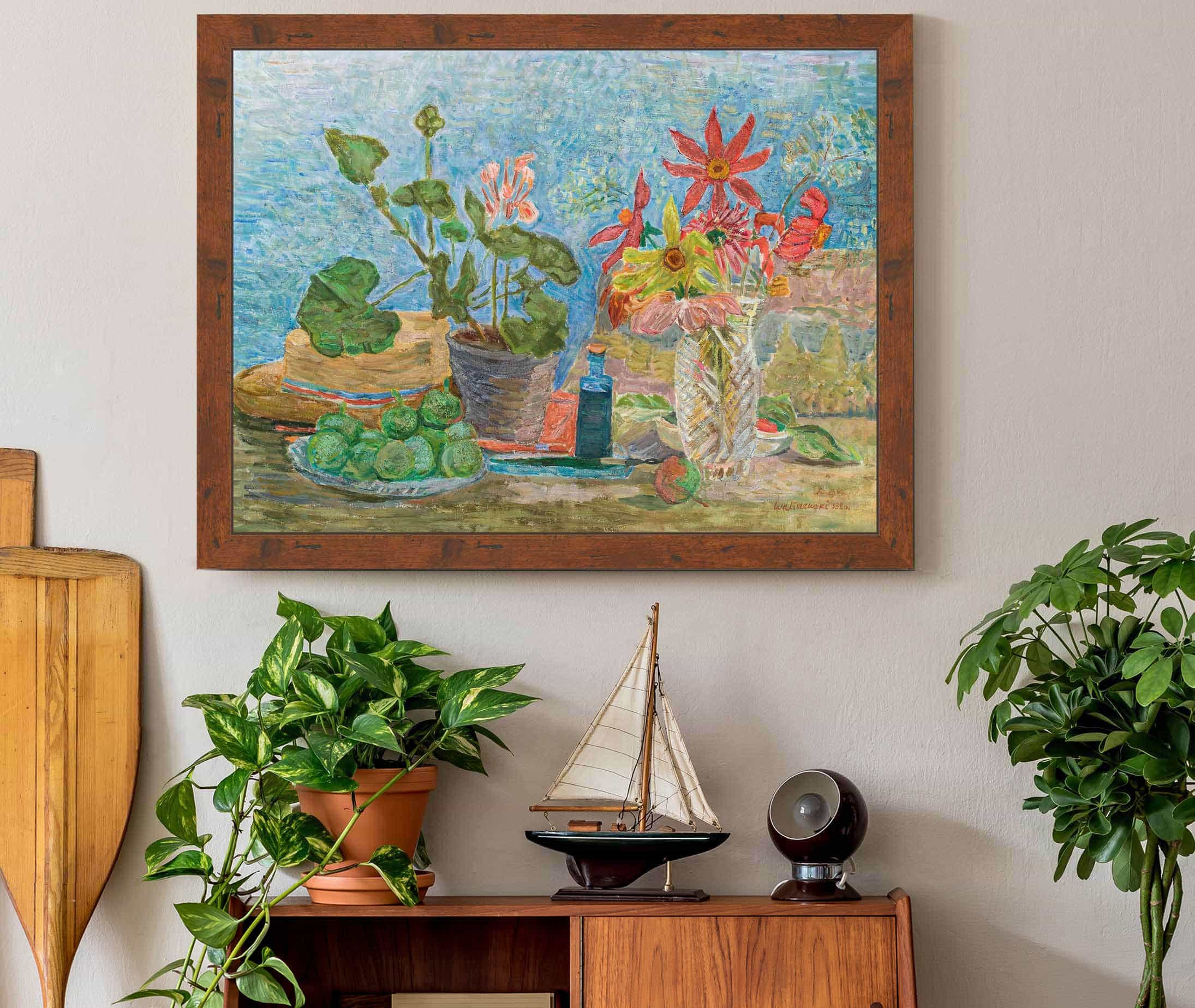 Flowers And Fruit by Zygmunt Waliszewski - Image 3