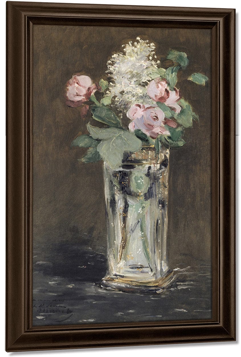 Flowers In A Crystal Vase, 1882 1 By Edouard Manet - Image 4