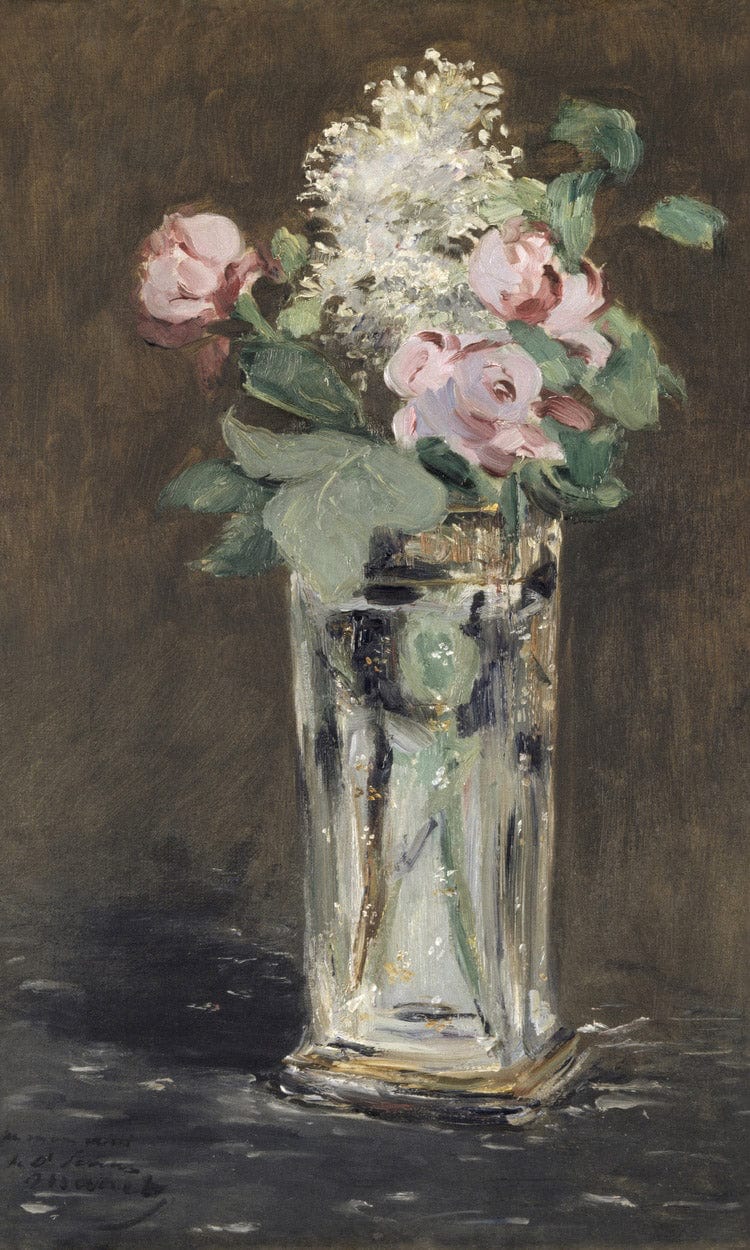 Flowers In A Crystal Vase, 1882 1 By Edouard Manet - Image 5