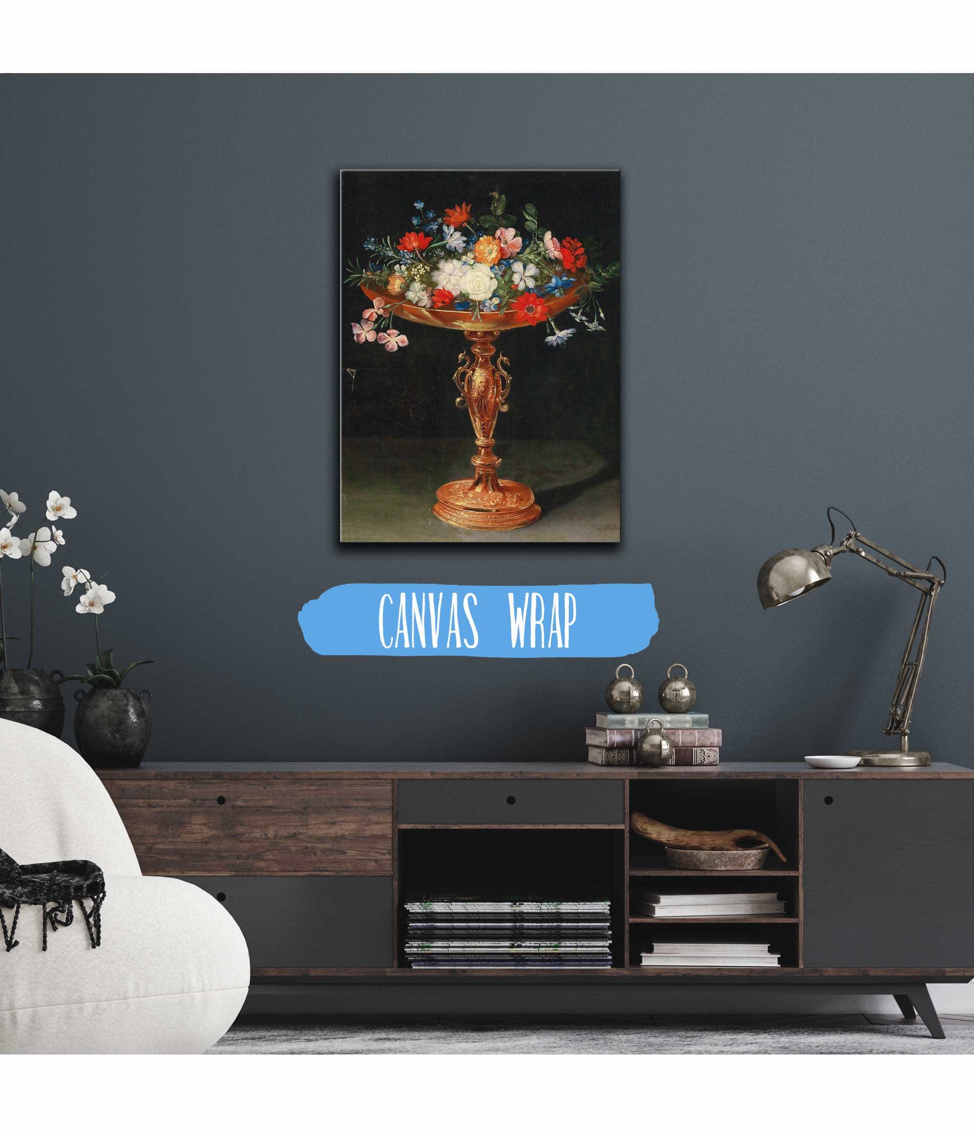 Flowers In A Gilded Tazza by Jan Brueghel The Younger - Image 3
