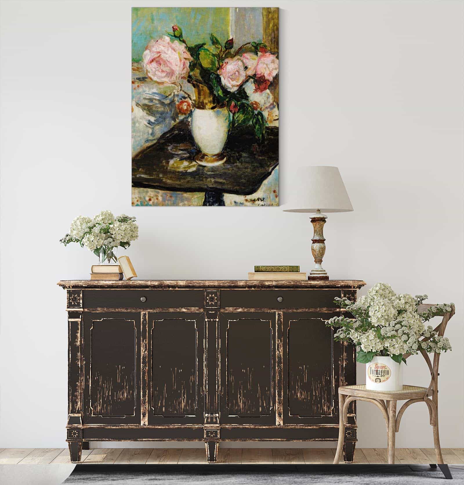 Flowers In A Vase by Jacques Emile Blanche - Image 4