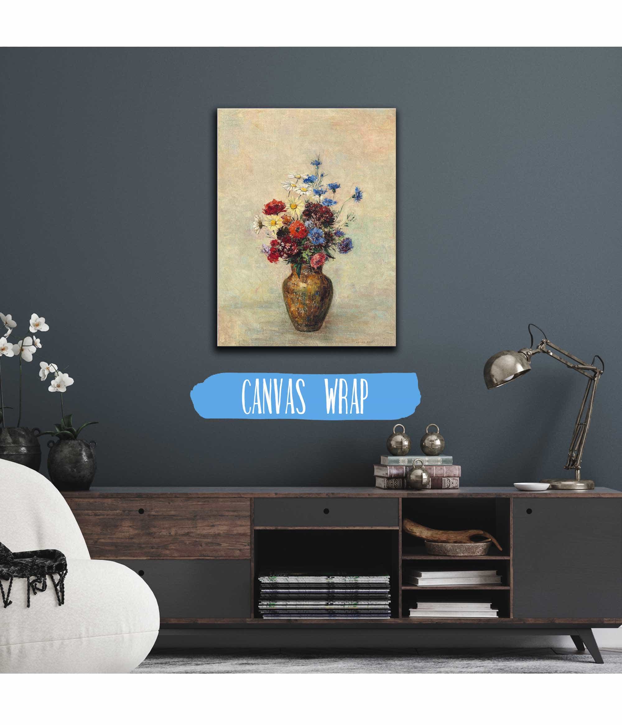 Flowers In A Vase by Odilon Redon - Image 3