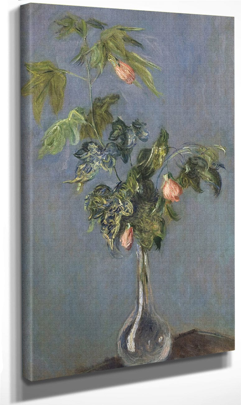 Flowers In A Vase By Claude Monet