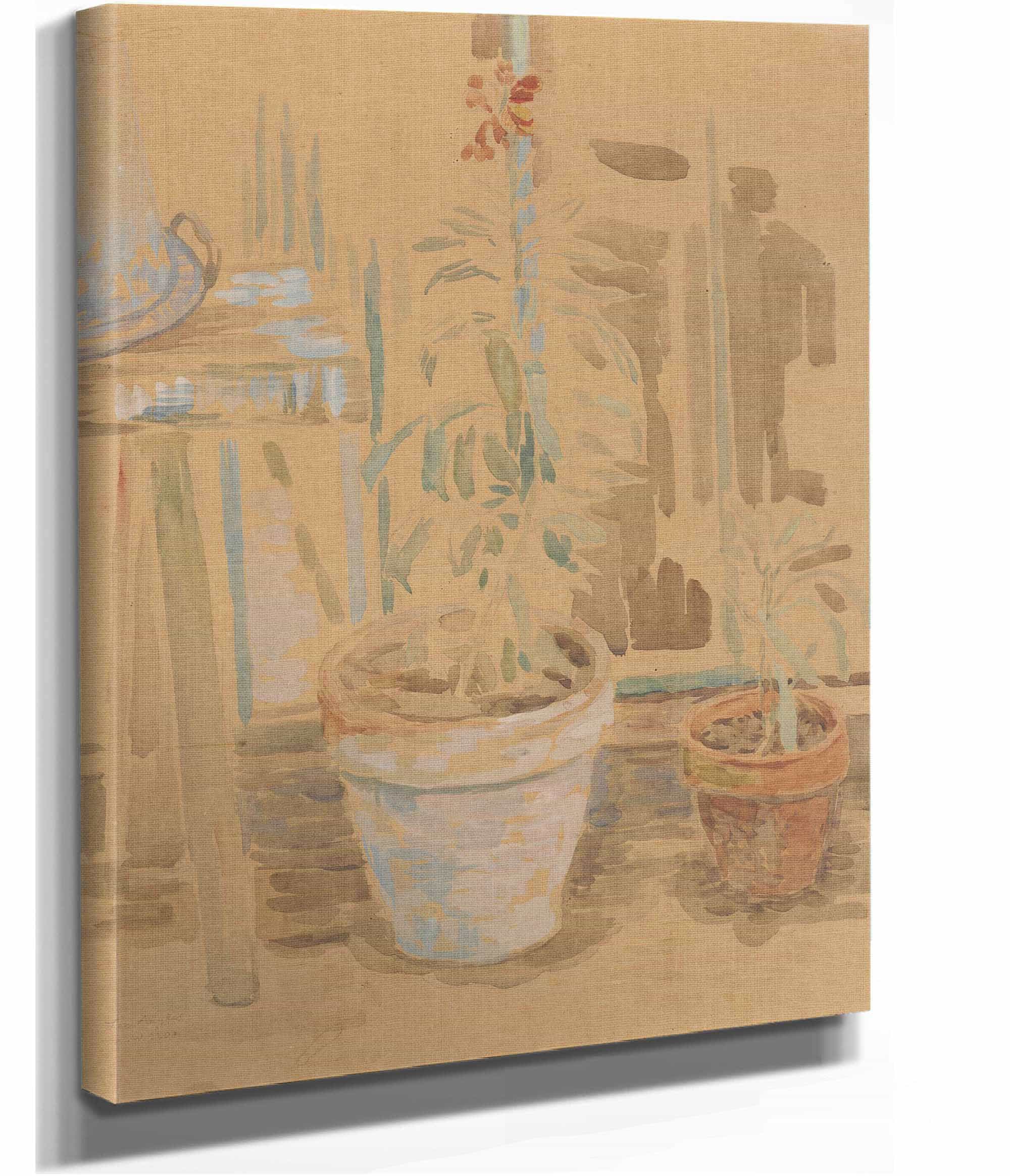 Flowers In Pots by Zygmunt Waliszewski - Image 2