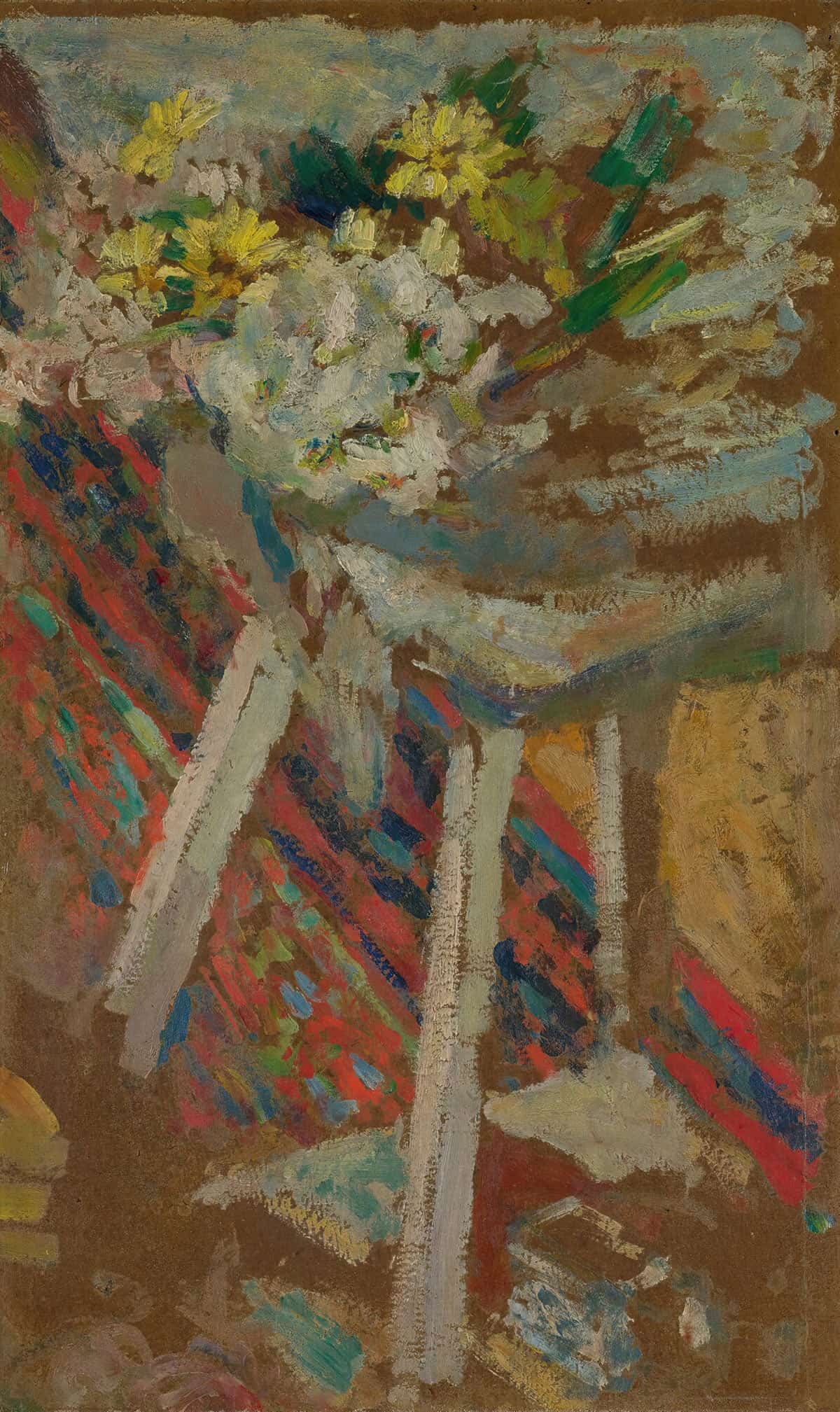 Flowers On A Stool by Edouard Vuillard - Image 3