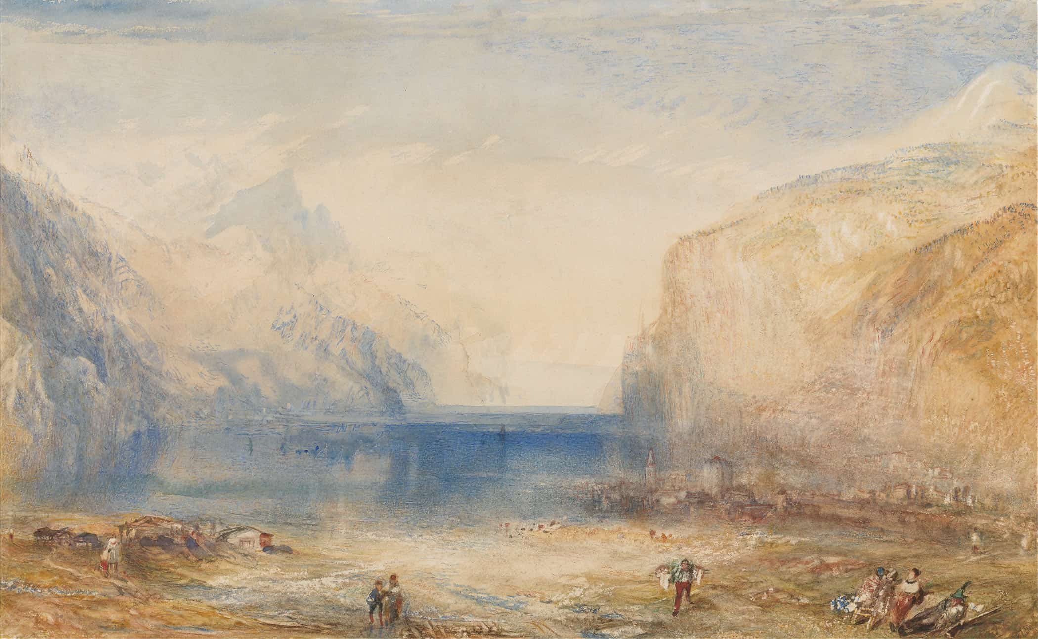 Fluelen Morning Looking Towards The Lake by Joseph Mallord William Turner - Image 2