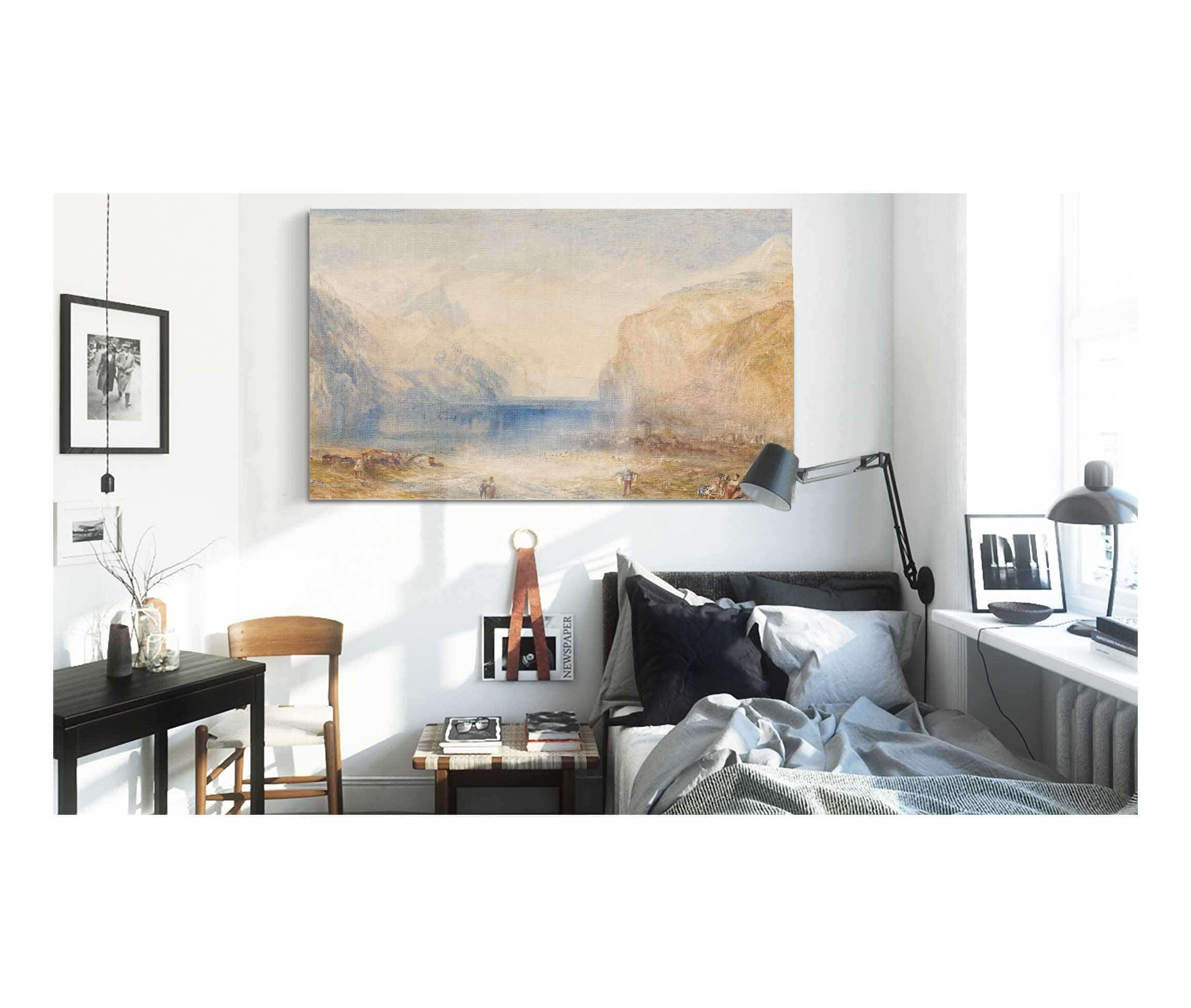 Fluelen Morning Looking Towards The Lake by Joseph Mallord William Turner - Image 3