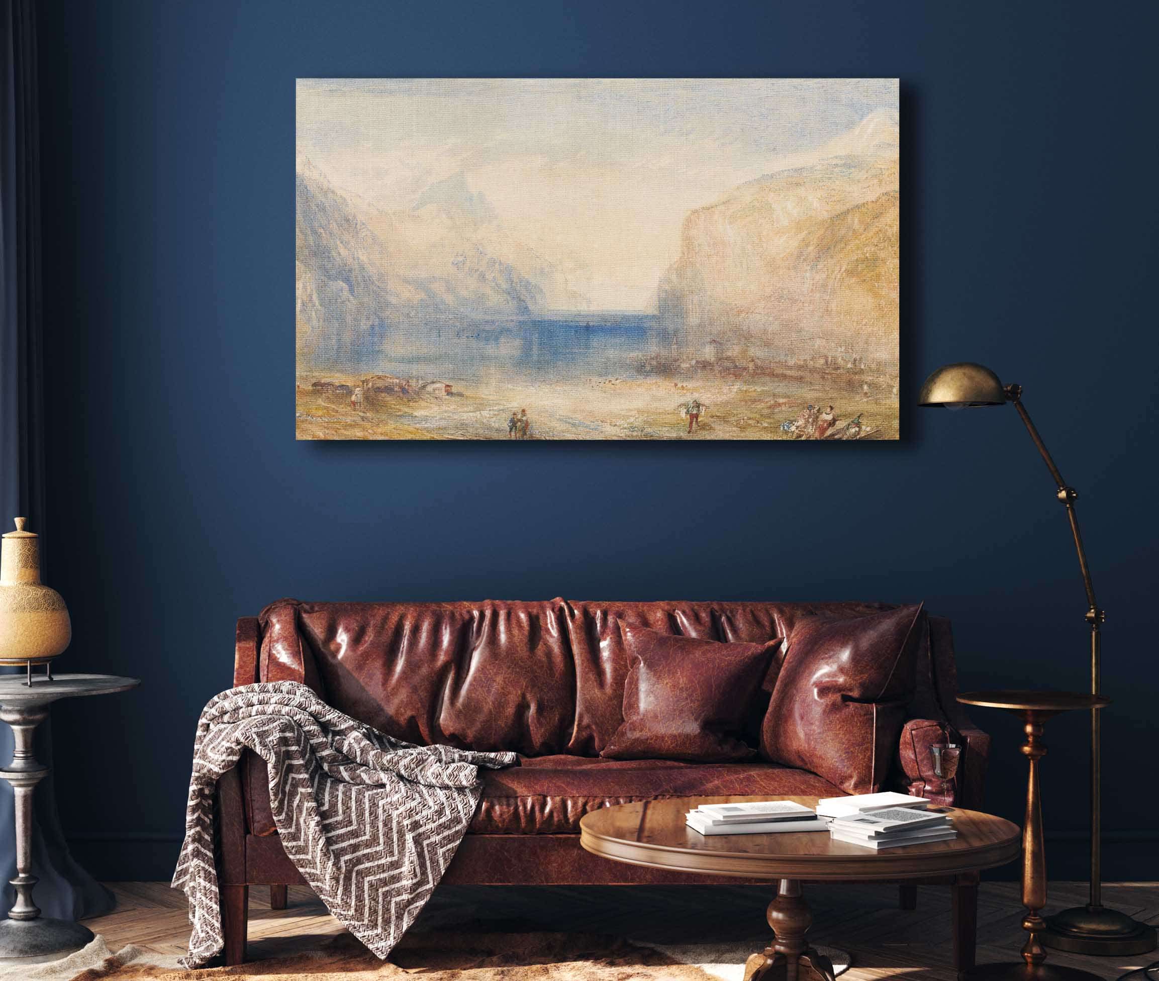 Fluelen Morning Looking Towards The Lake by Joseph Mallord William Turner - Image 4