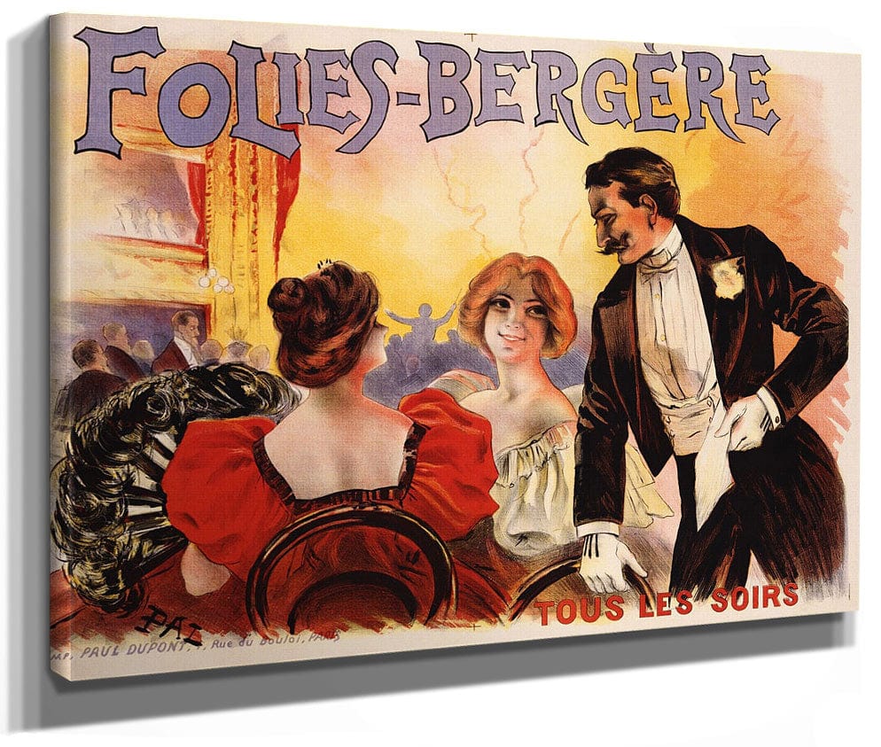 Folies Bergere By Poster By Pal