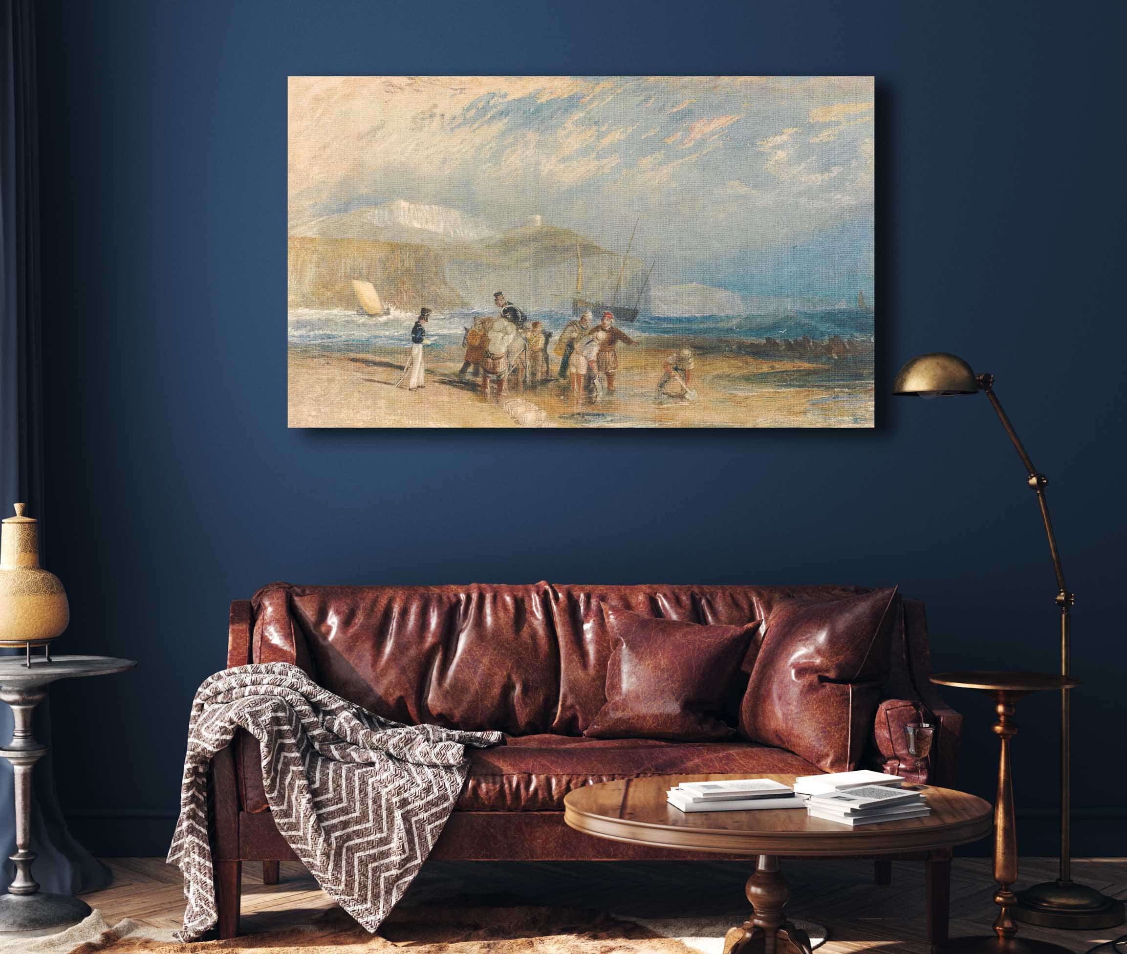Folkestone Harbour And Coast To Dover by Joseph Mallord William Turner - Image 4