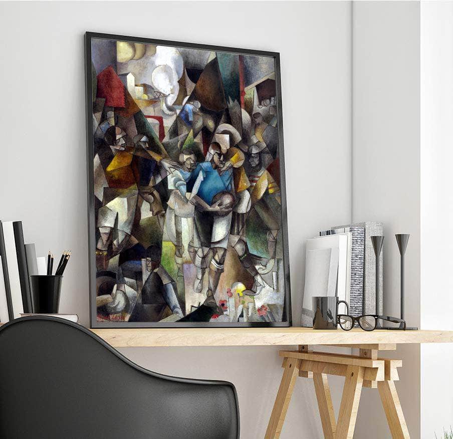 Football Players Painting Albert Gleizes Canvas Art - Image 4