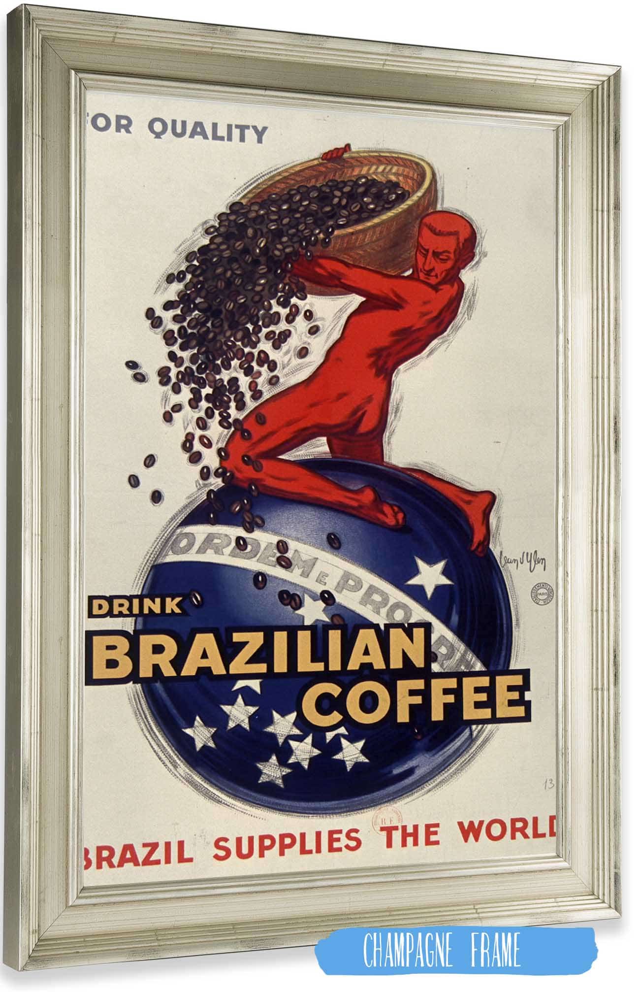 For Quality Drink Brazilian Coffee Brazil Supplies The World by Jean Dylen