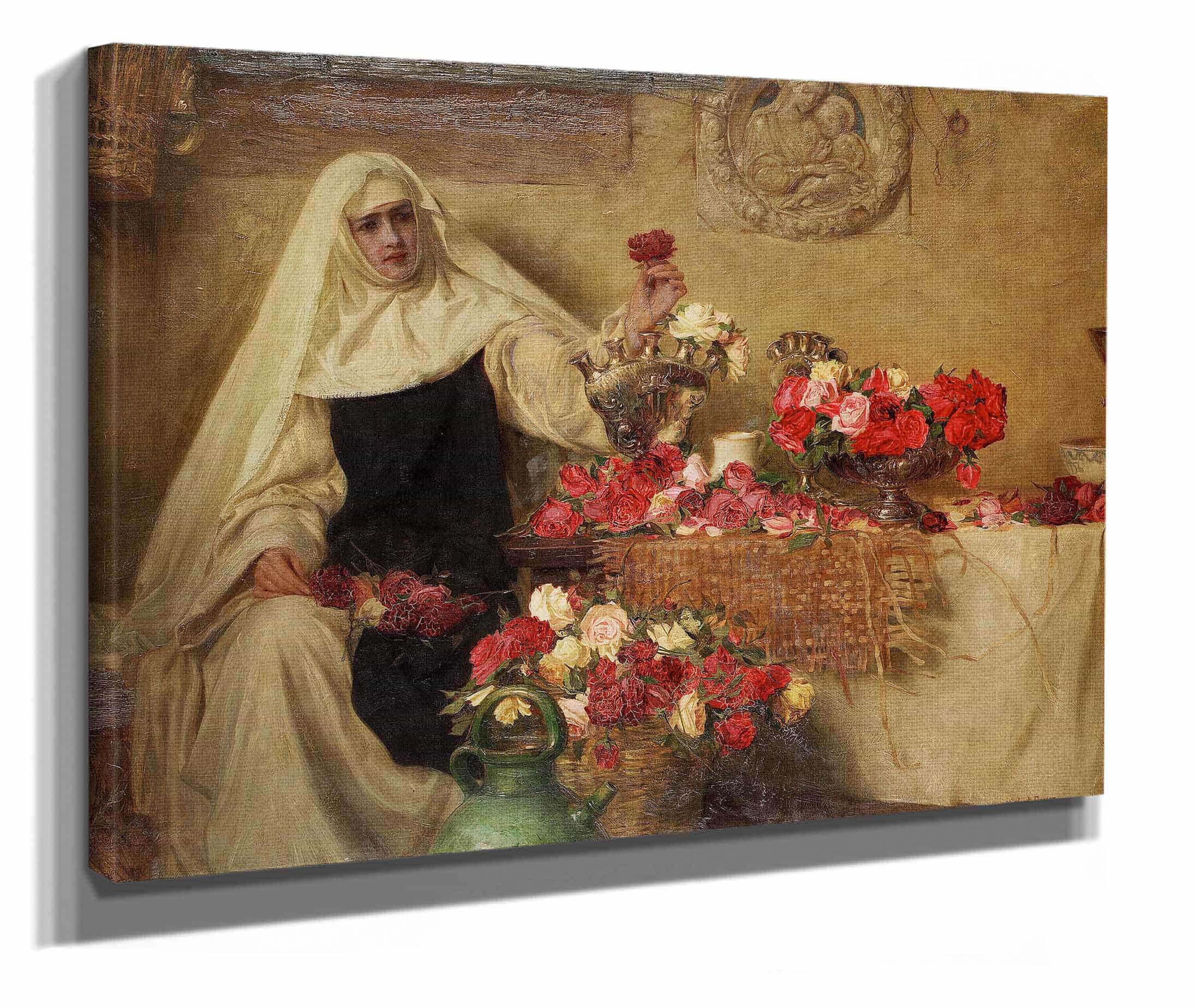 For Saint Dorotheas Day by Herbert James Draper - Image 2