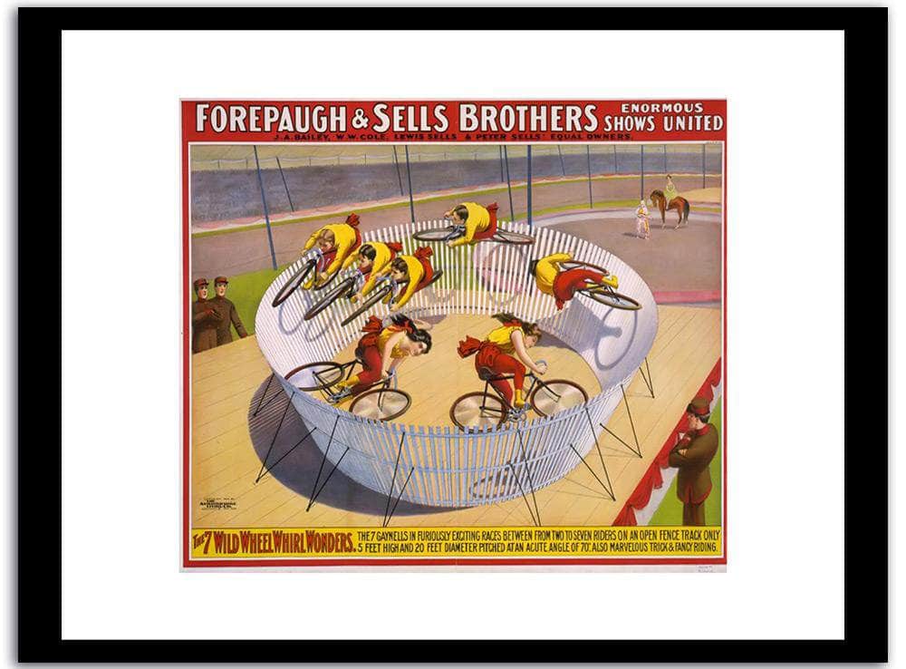 Forepauch & Sells Brothers Vintage Posterb