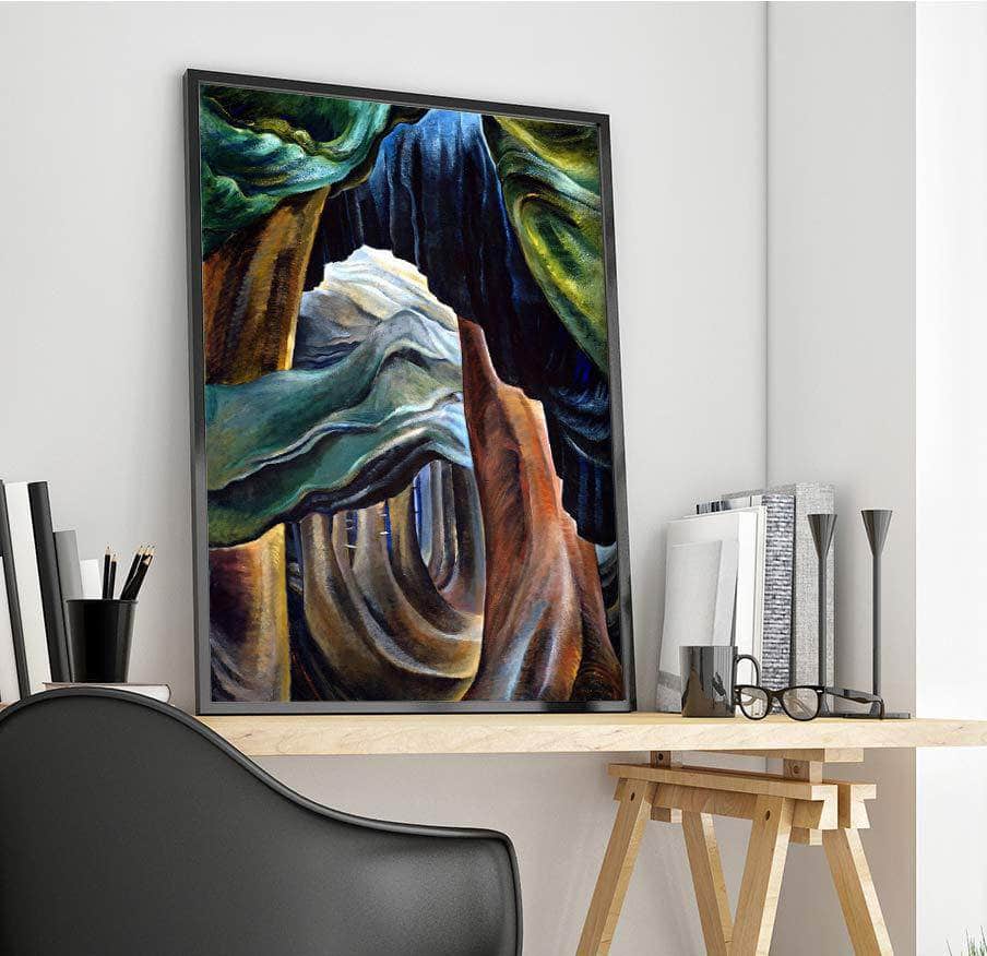 Forest, British Columbia Painting Emily Carr Canvas Art - Image 4