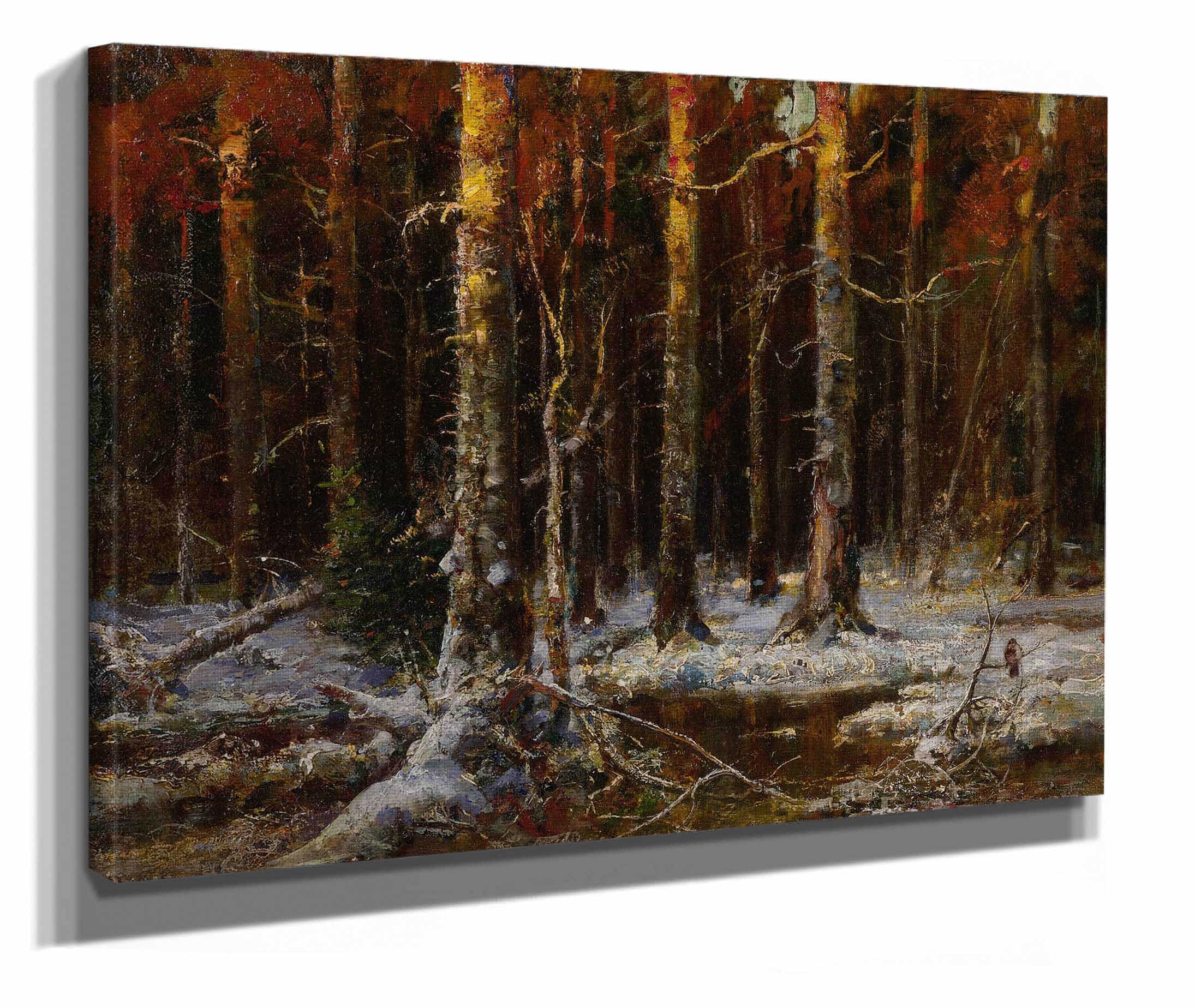 Forest In Winter by Julius Sergius Klever - Image 2