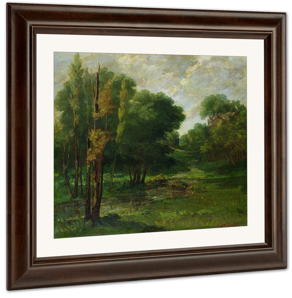 Forest Landscape By Jean Desire Gustave Courbet - Image 3