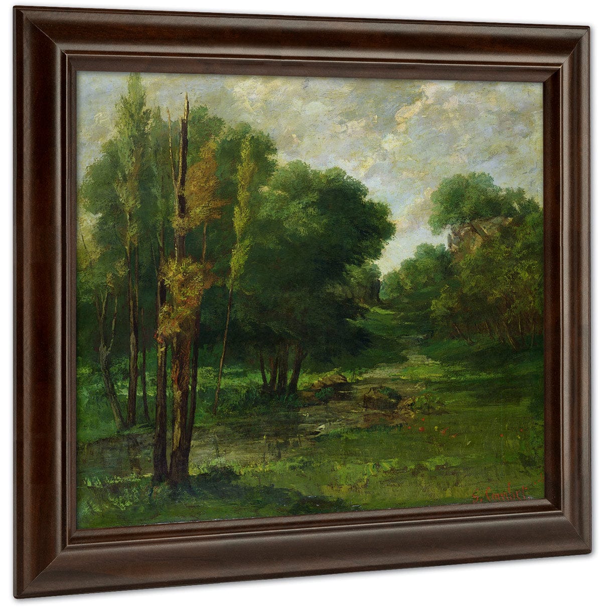 Forest Landscape By Jean Desire Gustave Courbet - Image 4