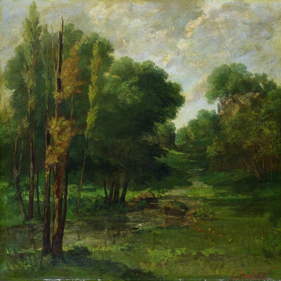 Forest Landscape By Jean Desire Gustave Courbet - Image 5