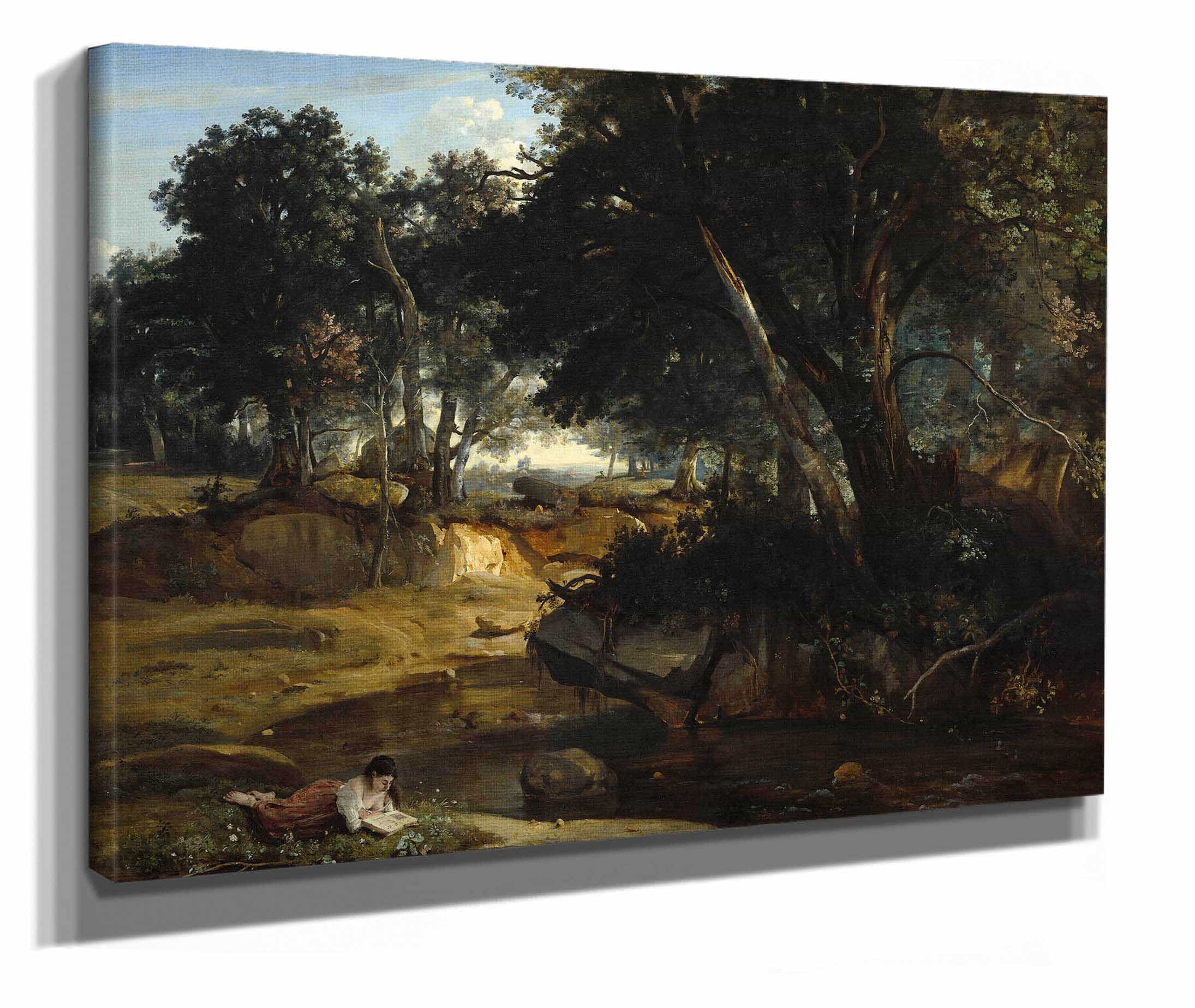 Forest Of Fontainebleau by Jean Baptiste Camille Corot - Image 2