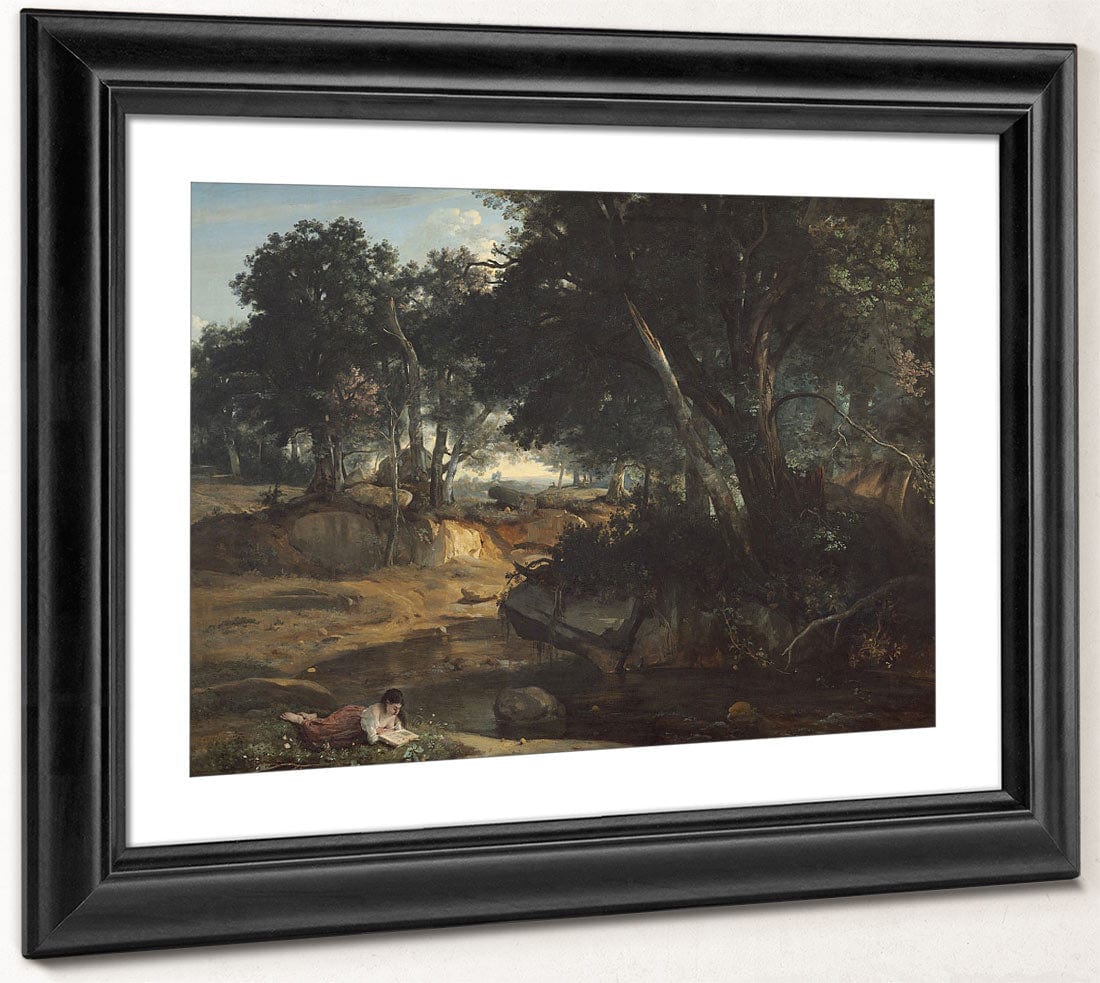 Forest Of Fontainebleau By Jean Baptiste Camille Corot - Image 4