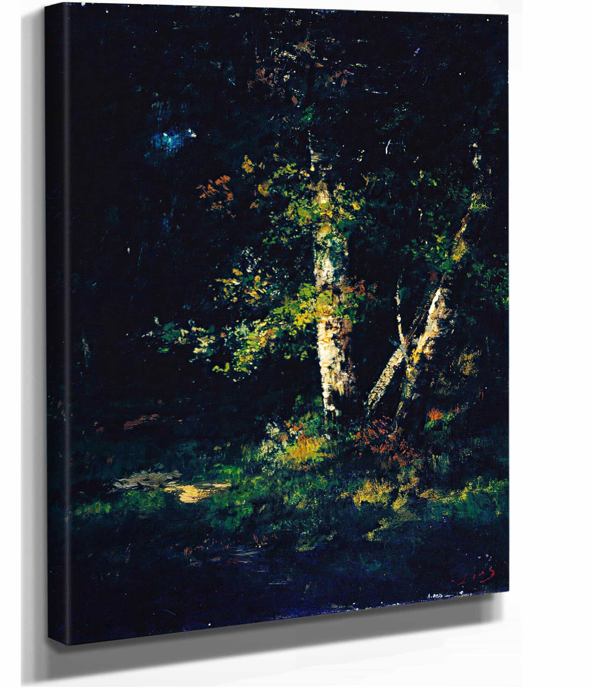 Forest Scene by Narcisse Virgile Diaz De La Pena - Image 2