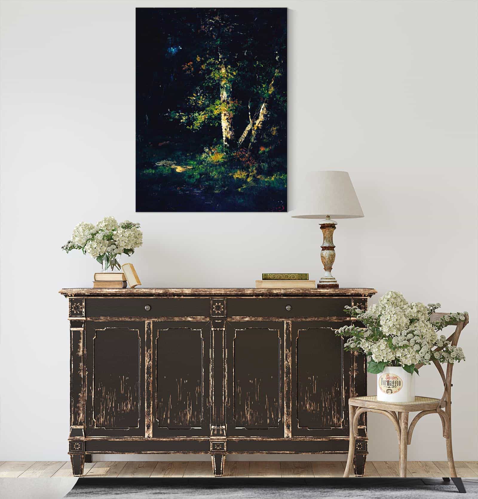 Forest Scene by Narcisse Virgile Diaz De La Pena - Image 4