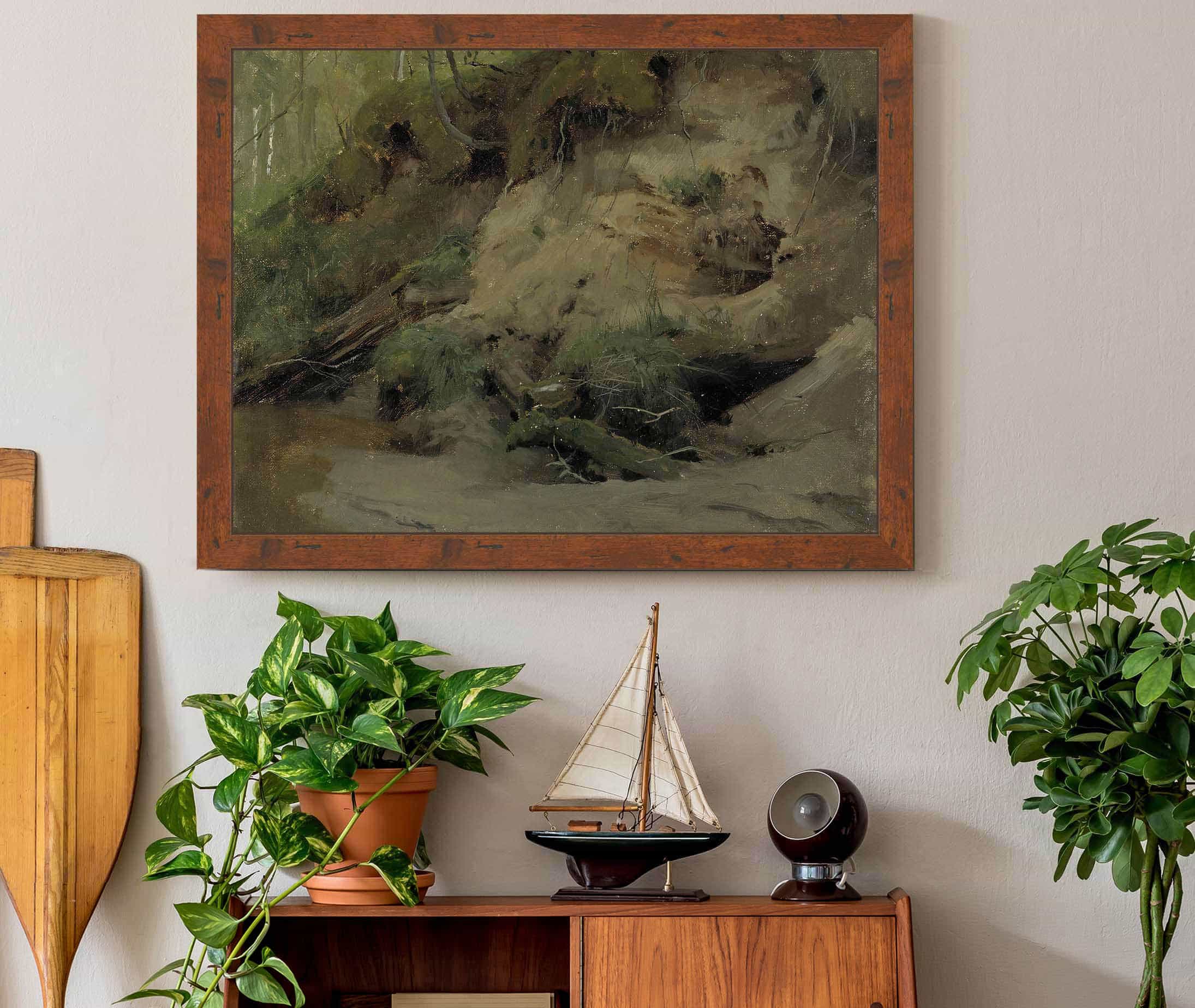 Forest With A Sandy Slope by Eero Jarnefelt - Image 3