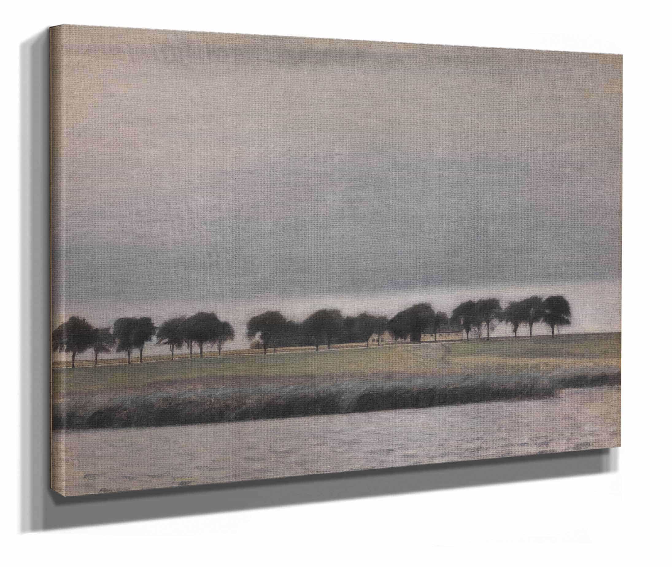 Forstudie Til Solregn Gentofte So by Vilhelm Hammershoi - Image 2