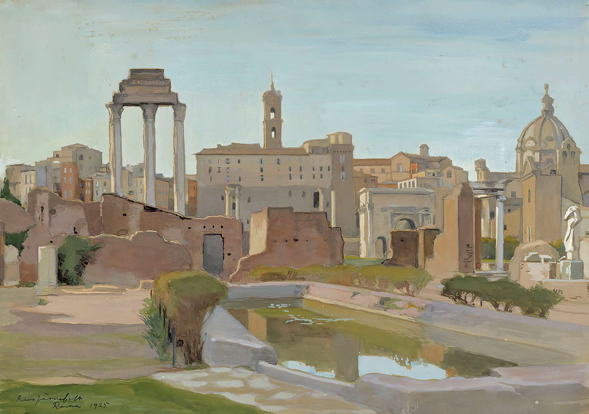 Forum Romanum by Eero Jarnefelt - Image 2