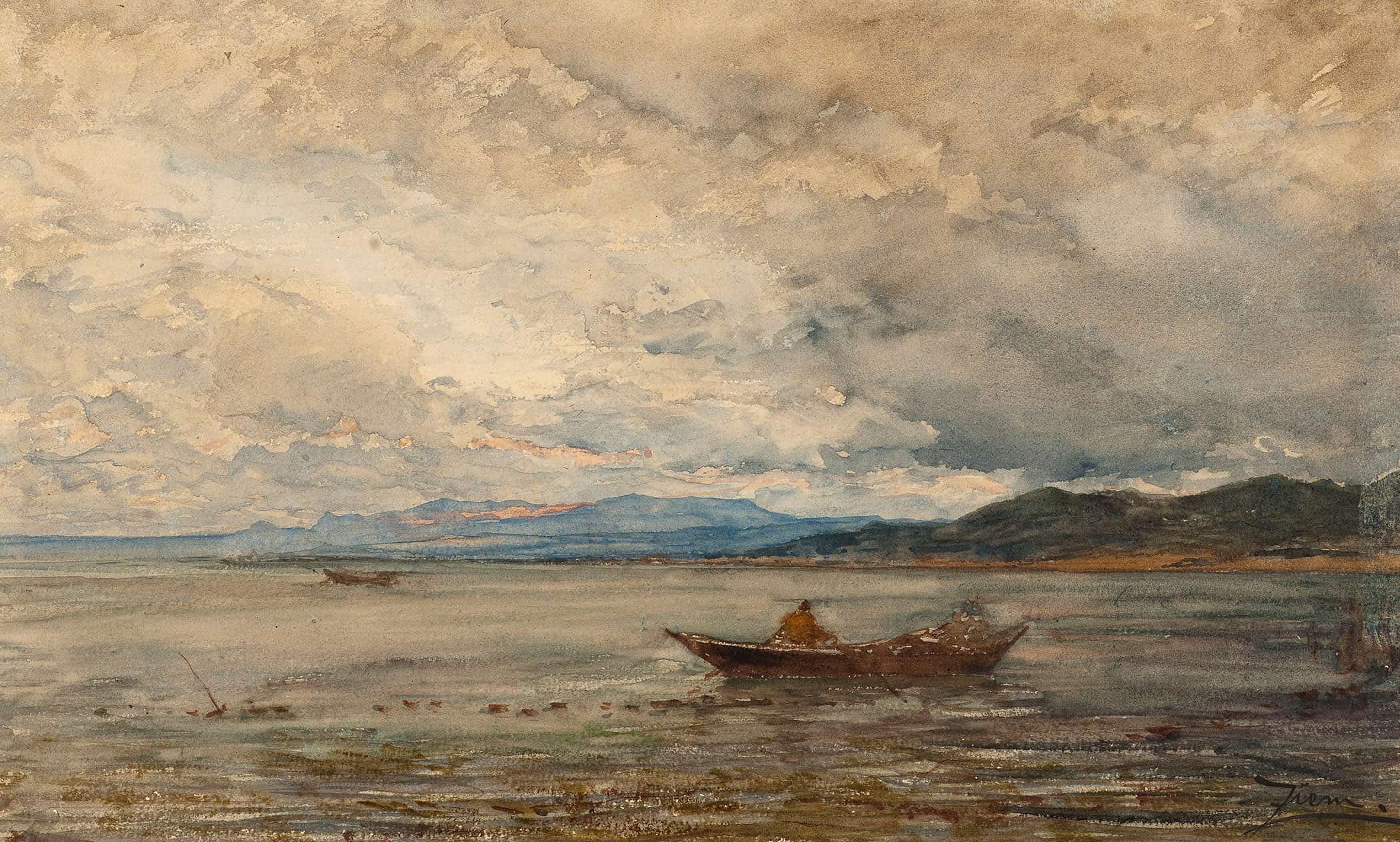 Fos Environs De Martigues by Felix Ziem - Image 2