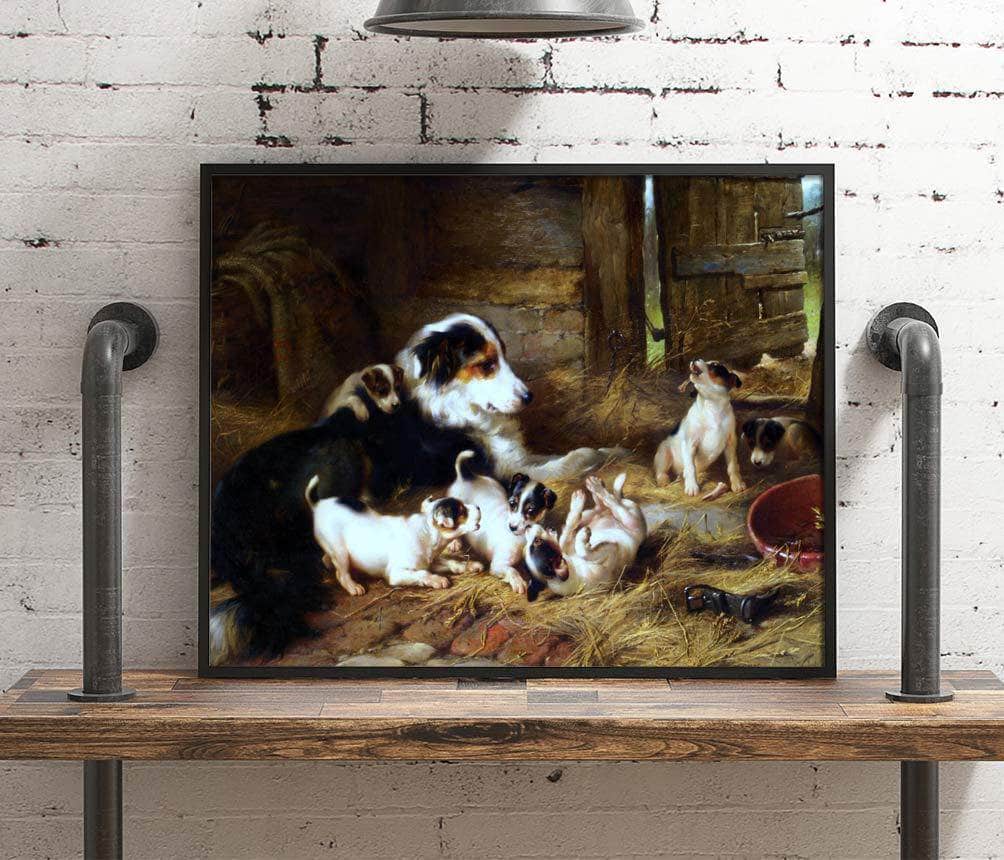 Foster Mother Painting Walter Hunt Canvas Art - Image 4