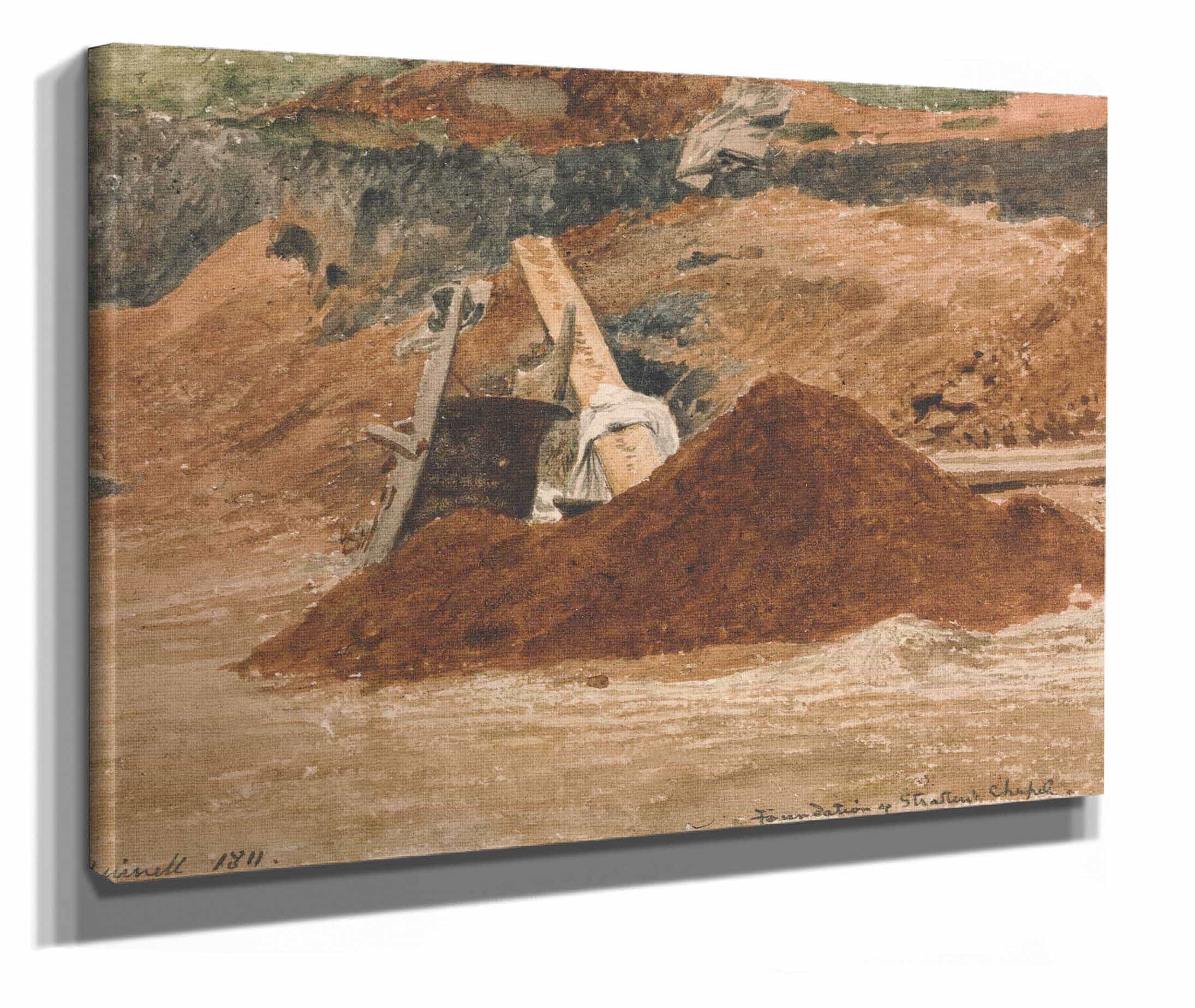 Foundation Of Strattens Chapel by John Linnell - Image 2