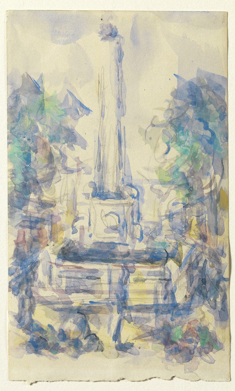 Fountain, Place De La Mairie In Aix En Provence By Paul Cezanne - Image 5