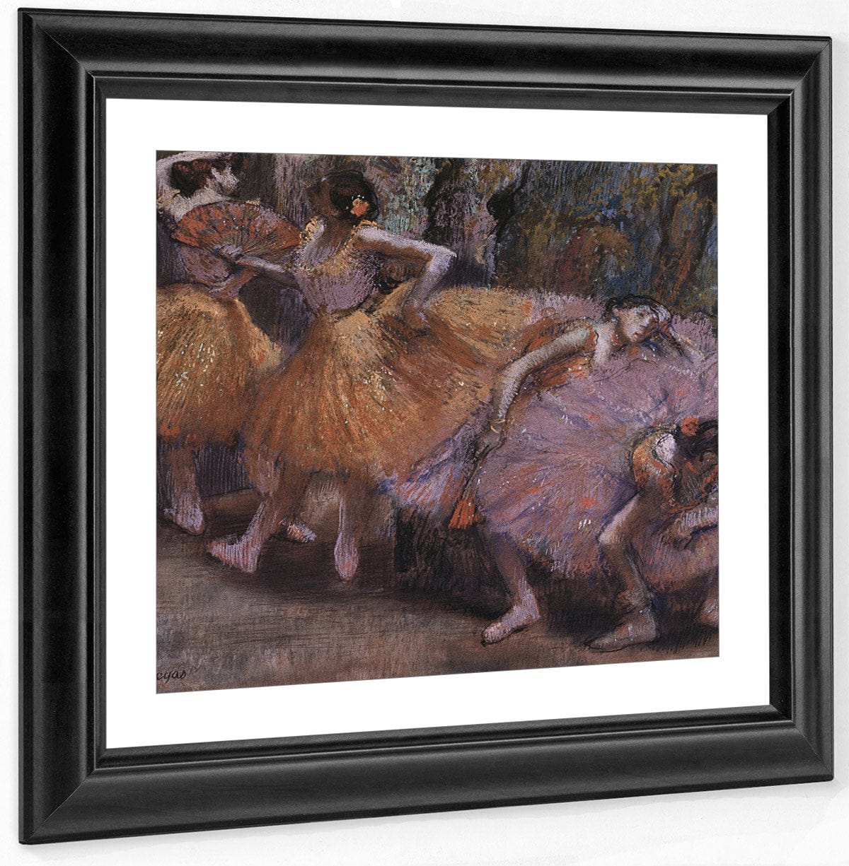 Four Ballerinas Resting By Edgar Degas - Image 2