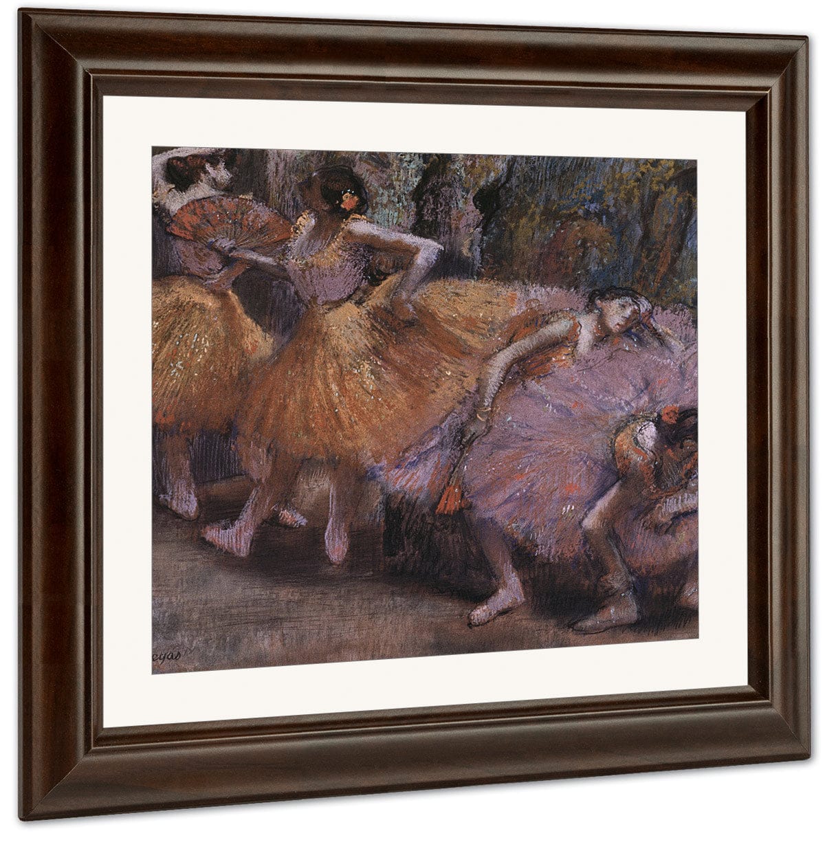 Four Ballerinas Resting By Edgar Degas - Image 3