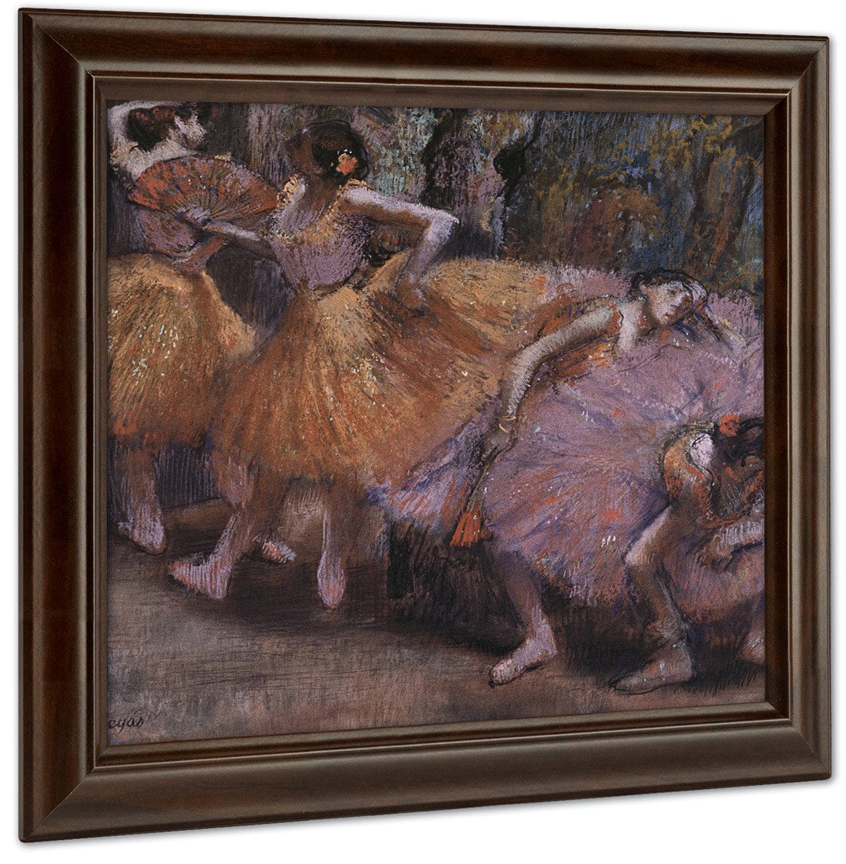 Four Ballerinas Resting By Edgar Degas - Image 4