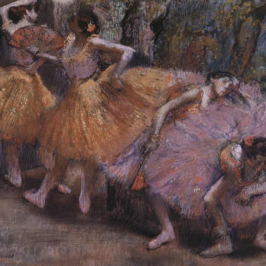 Four Ballerinas Resting By Edgar Degas - Image 5