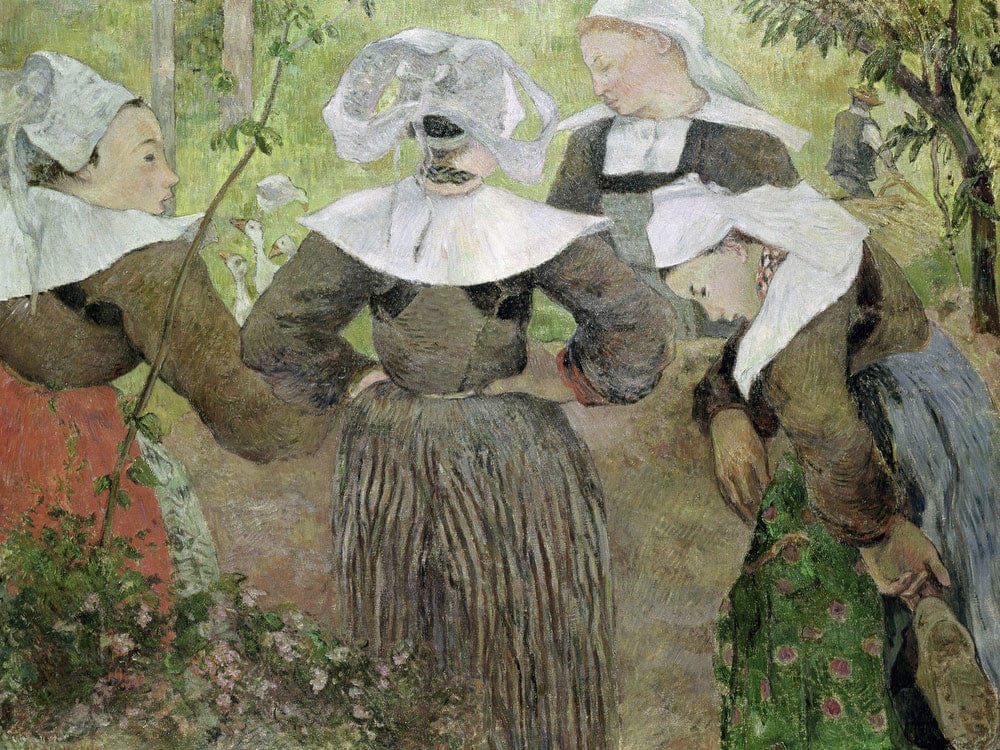 Four Breton Women By Paul Gauguin - Image 5