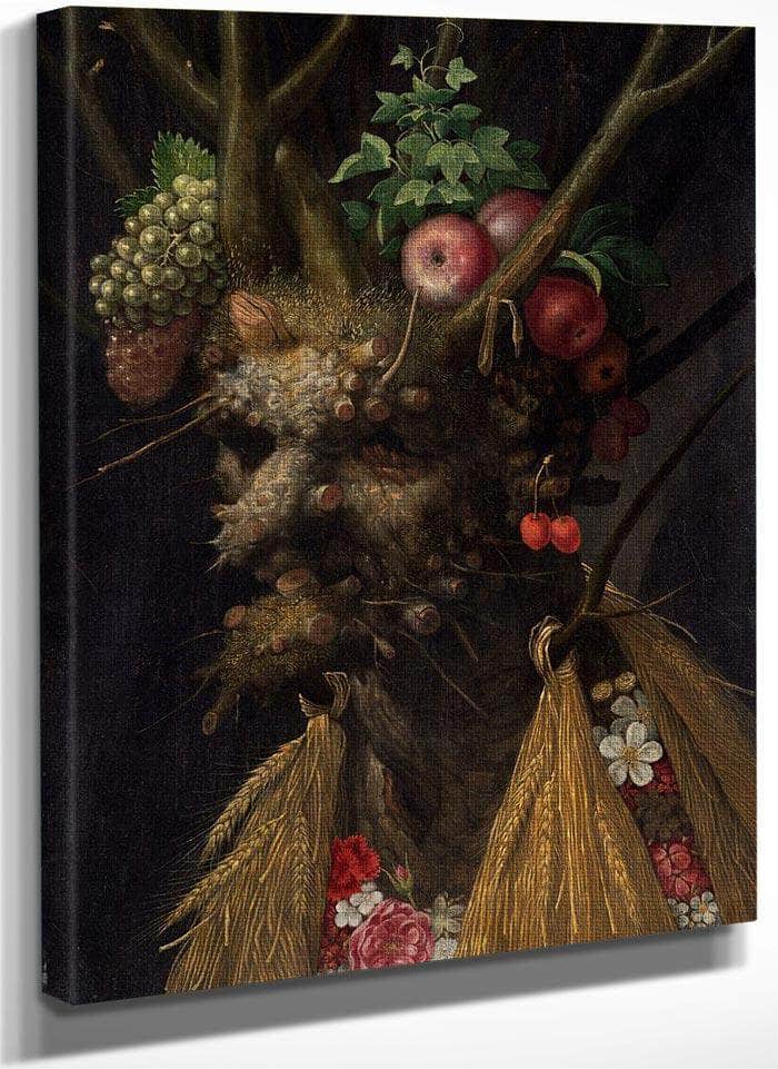 Four Seasons In One Head 1590 By Giuseppe Arcimboldo