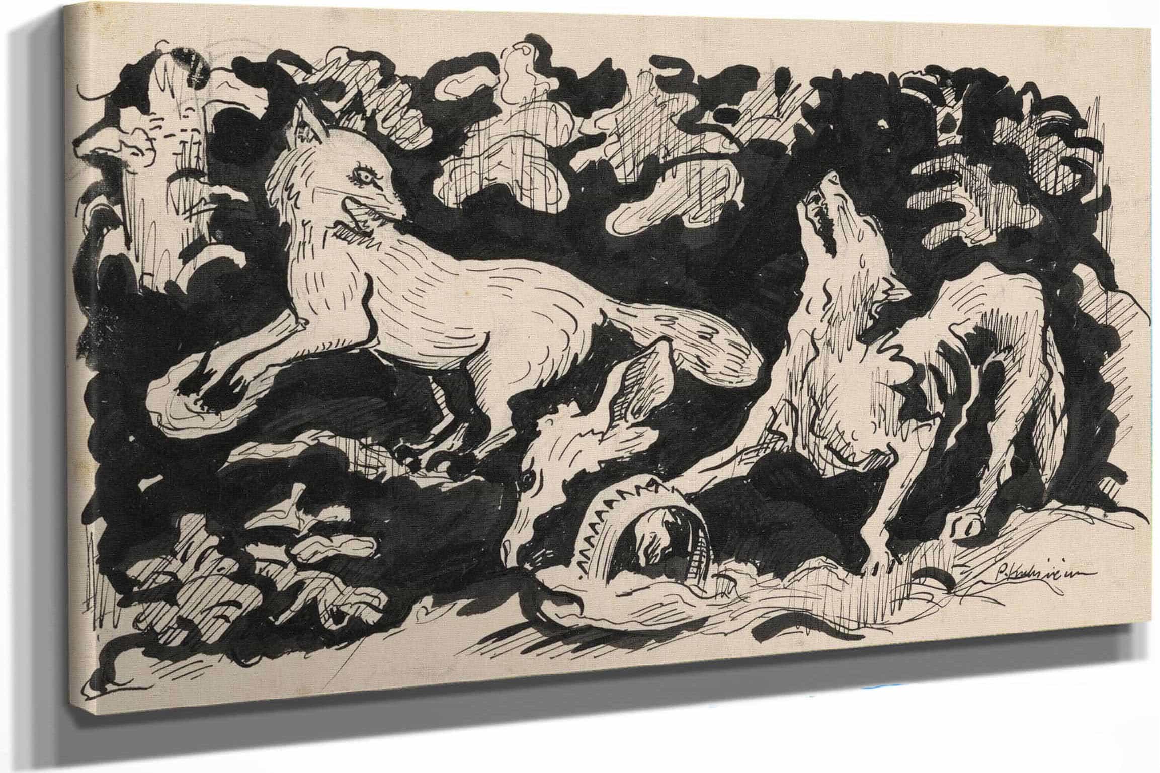 Fox In A Trap by Arnold Peter Weisz Kubincan