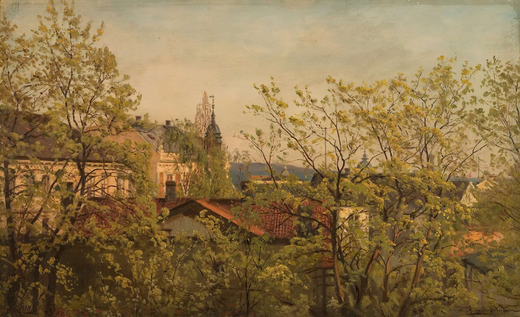 Fra Ateliervinduet I Mai Majorstuveien By Amaldus Nielsen - Image 2