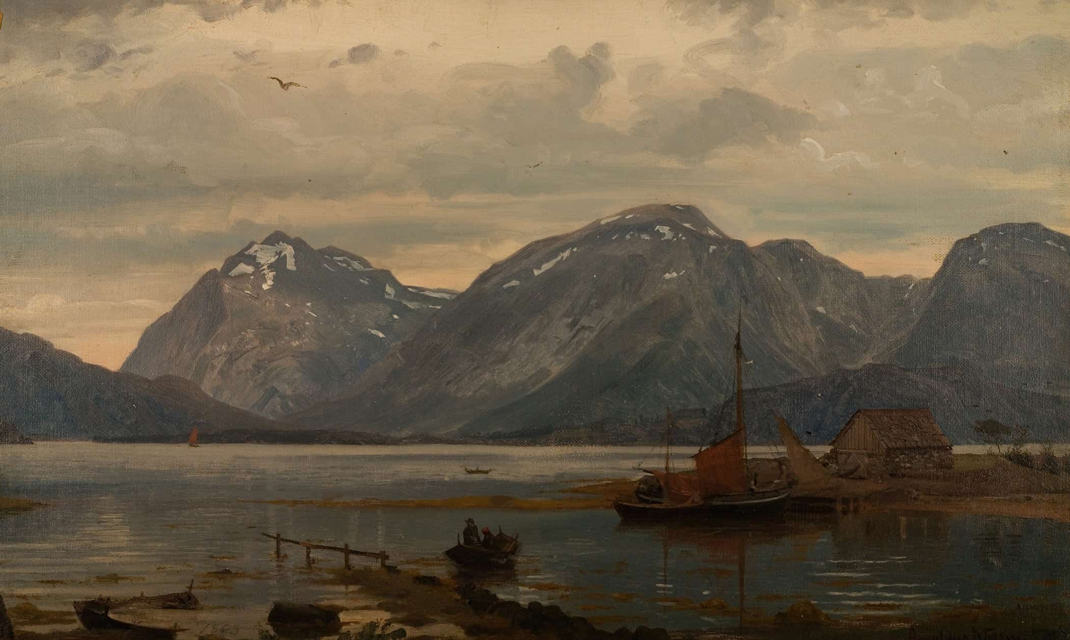 Fra Englafjellene Hardanger By Amaldus Nielsen - Image 2