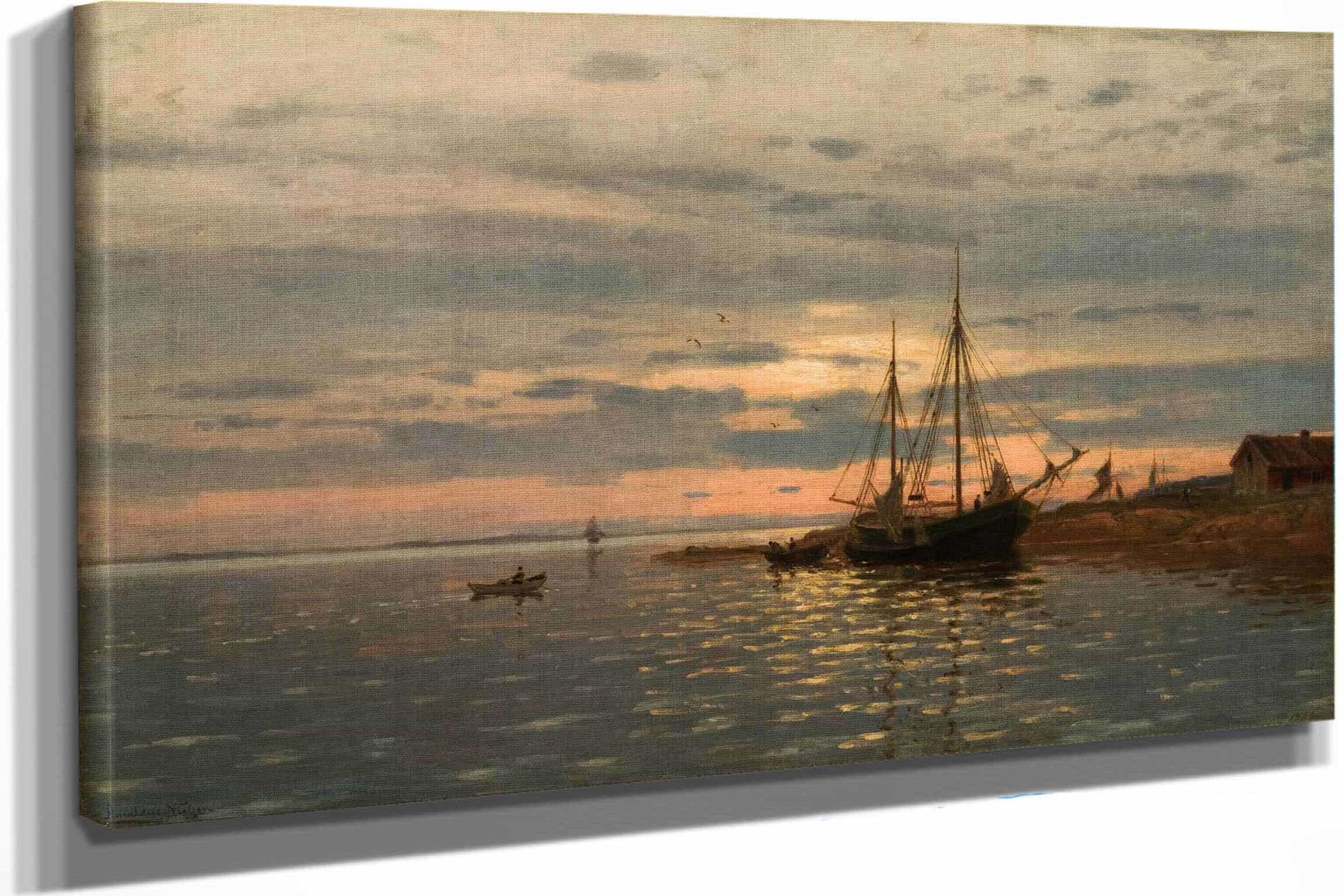 Fra Fjorden By Amaldus Nielsen
