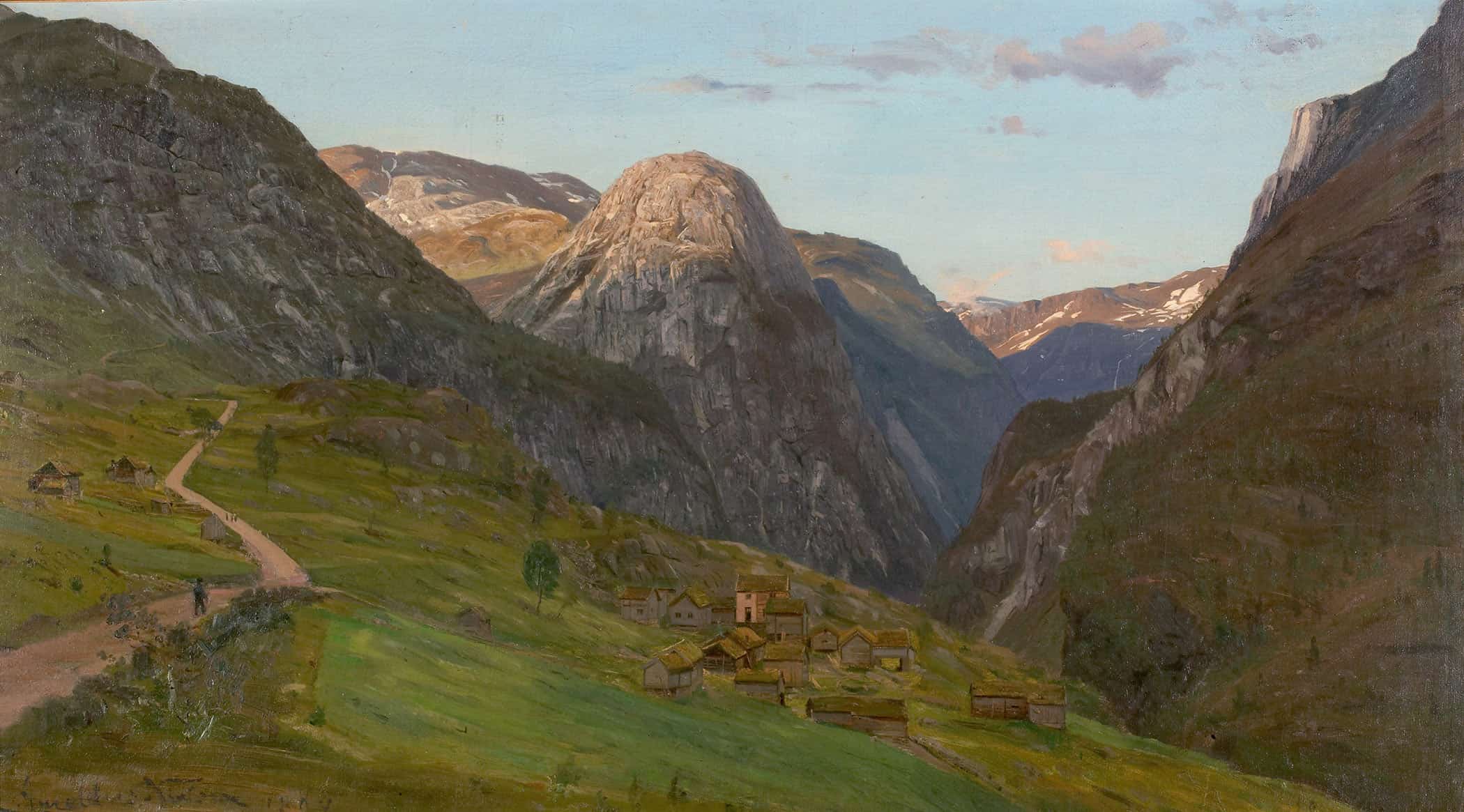 Fra Stalheim By Amaldus Nielsen - Image 2