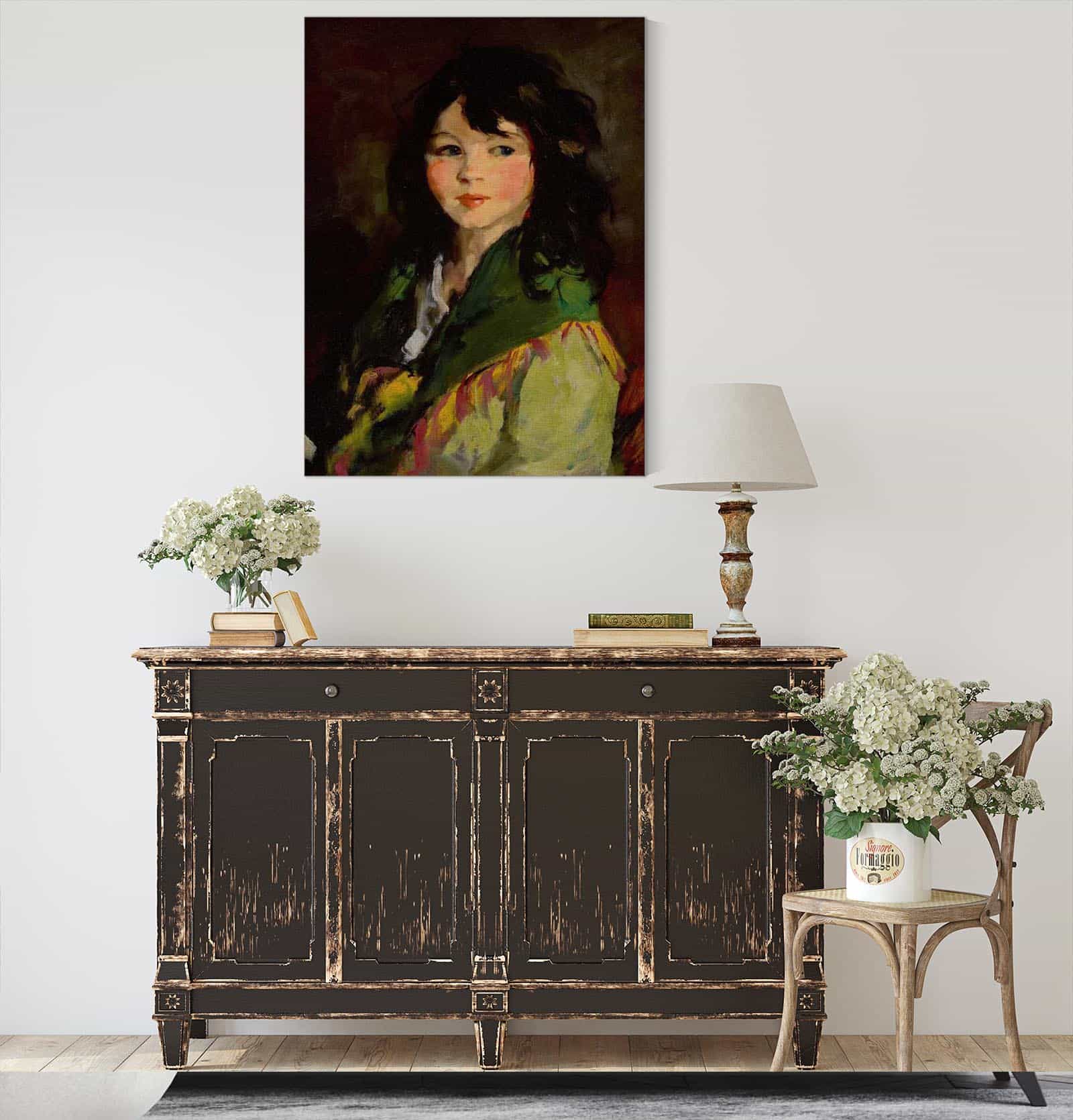 Francine Lovey by Robert Henri - Image 4